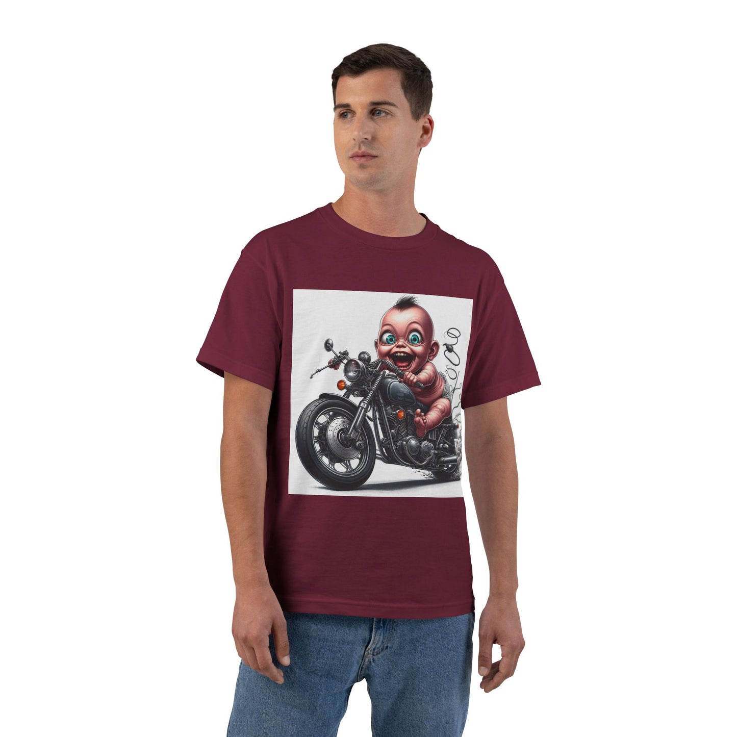 Funny Biker Baby T-Shirt — Cute Motorcycle Infant Tee