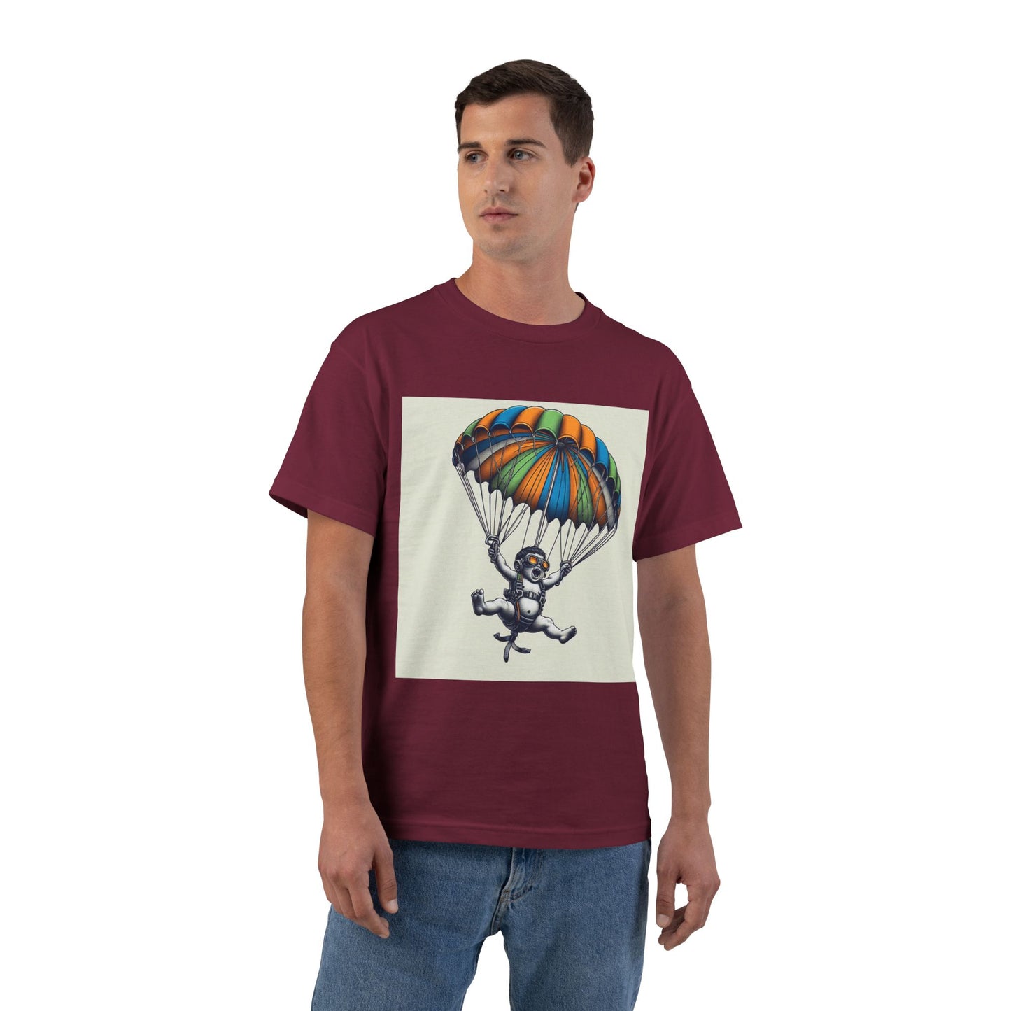 Parachute Baby T-Shirt — Cute Infant Paratrooper Design