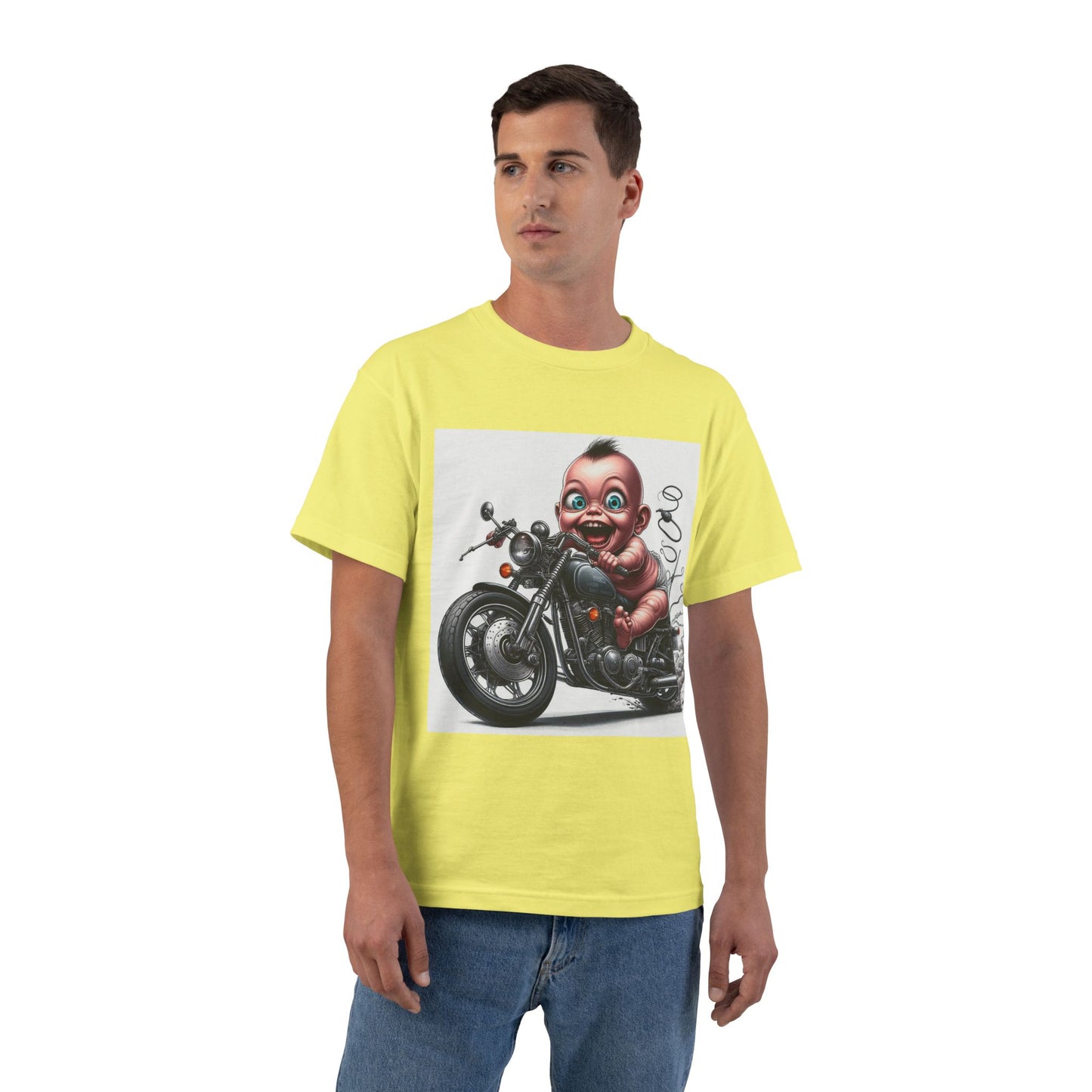 Funny Biker Baby T-Shirt — Cute Motorcycle Infant Tee