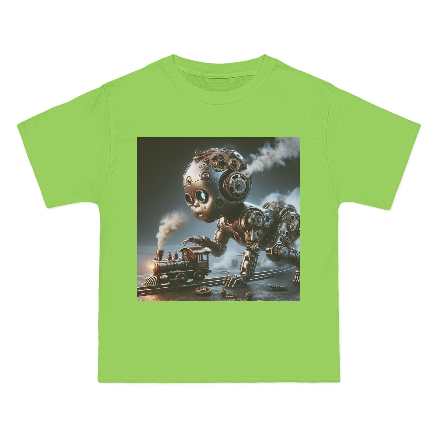Steampunk Robot Baby T-Shirt — Funny Retro Mechanical Infant Tee