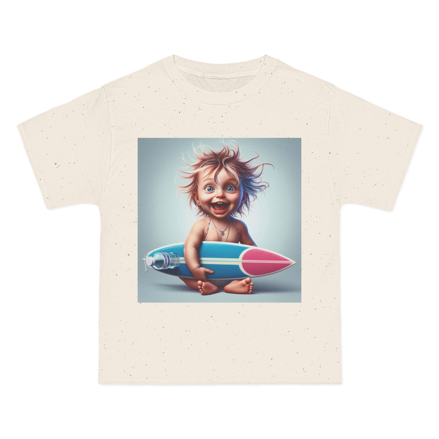 Funny Baby with Surfboard T-Shirt — Cute Surfing Infant Graphic Tee