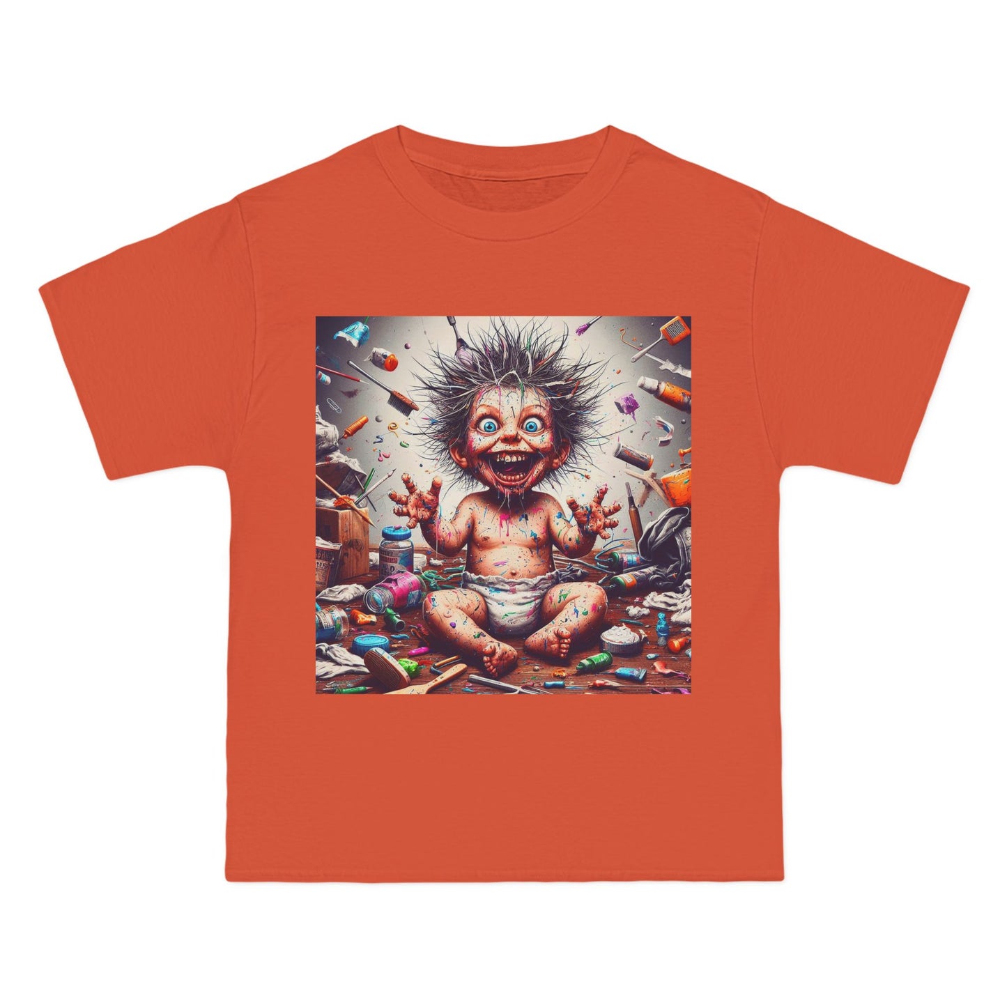 Crazy Baby Graphic T-Shirt — Playful Retro Baby Design