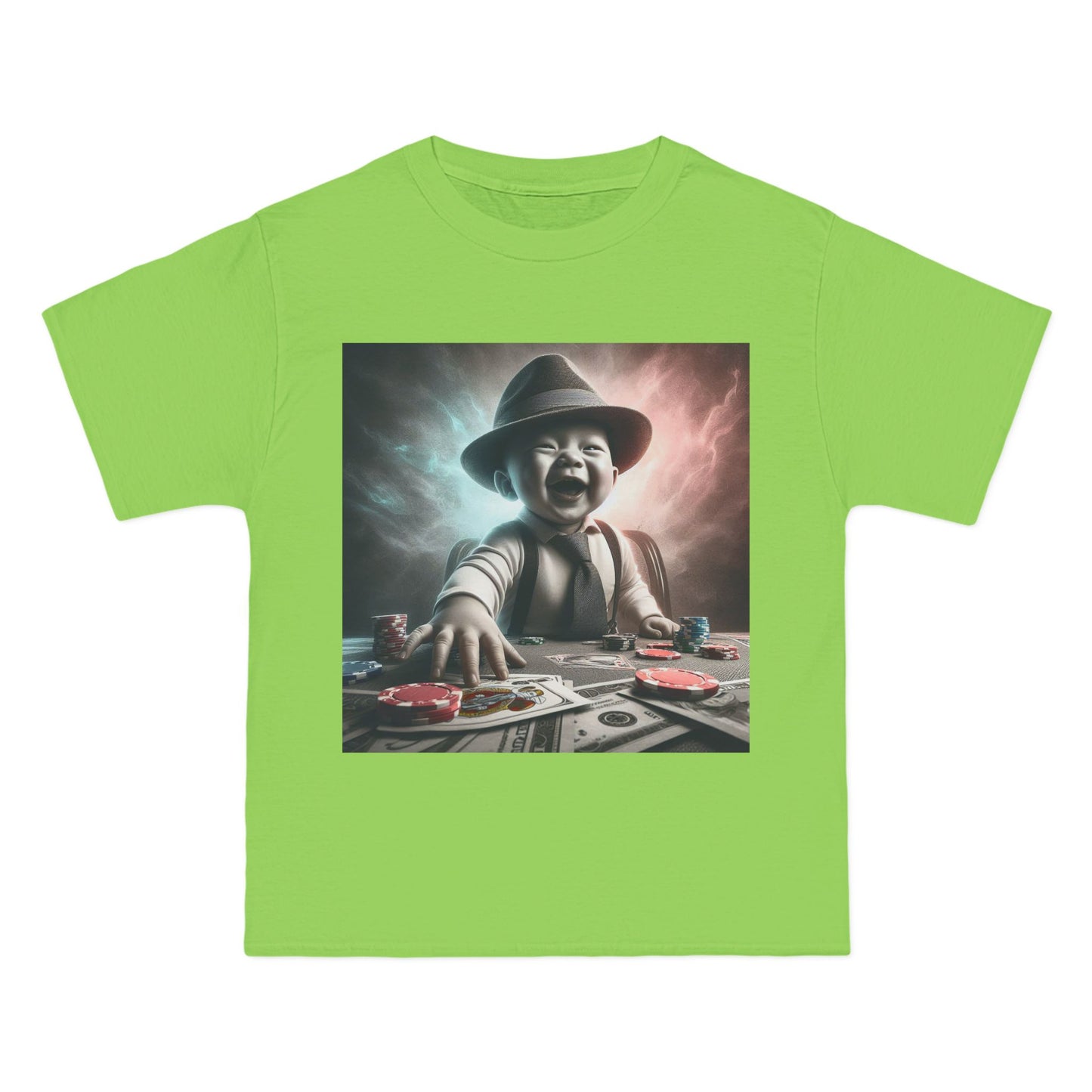 Funny Poker Baby T-Shirt — Cute Baby Playing Cards Design