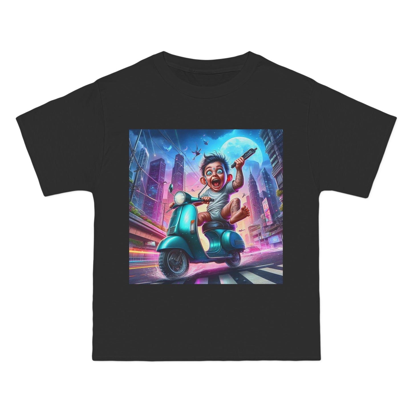 Crazy Baby on a Scooter T-Shirt