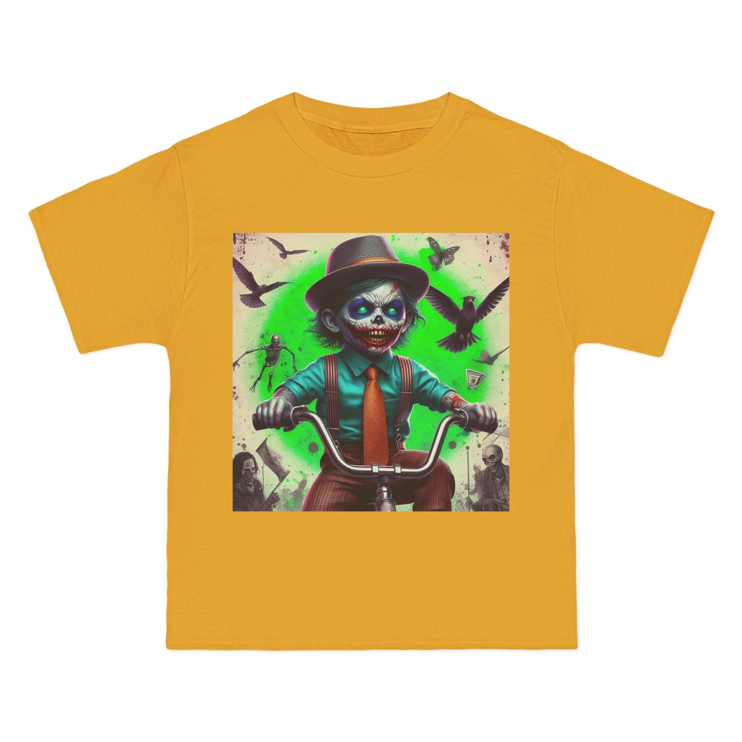 Zombie Bike T-Shirt — Spooky Biker Graphic Tee