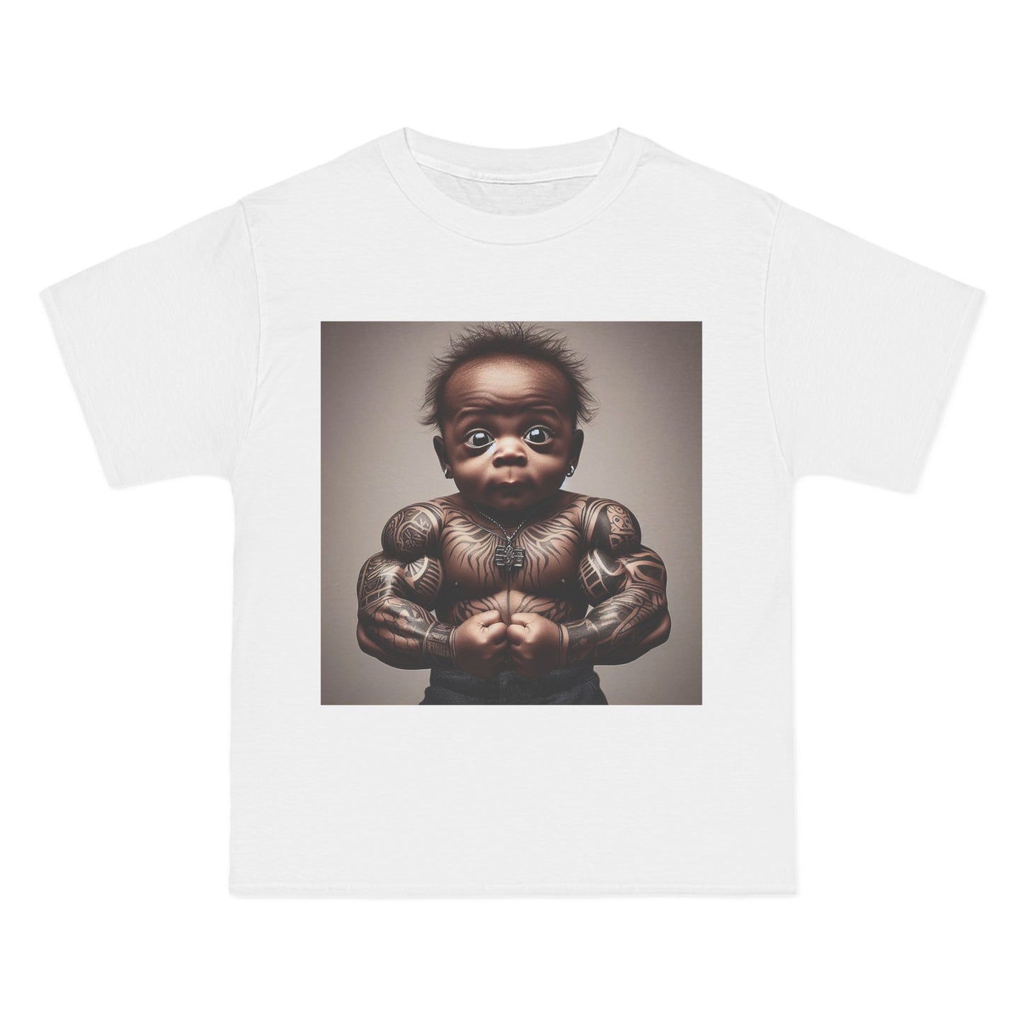 Funny Muscle Baby T-Shirt — Cute Strong Baby Graphic Tee