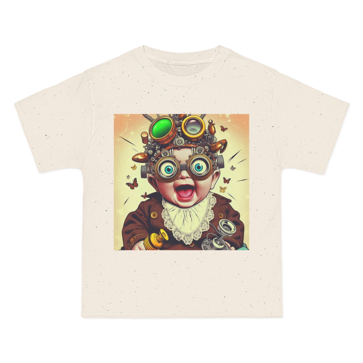Steampunk Baby T-Shirt — Crazy Retro Mechanical Infant Design