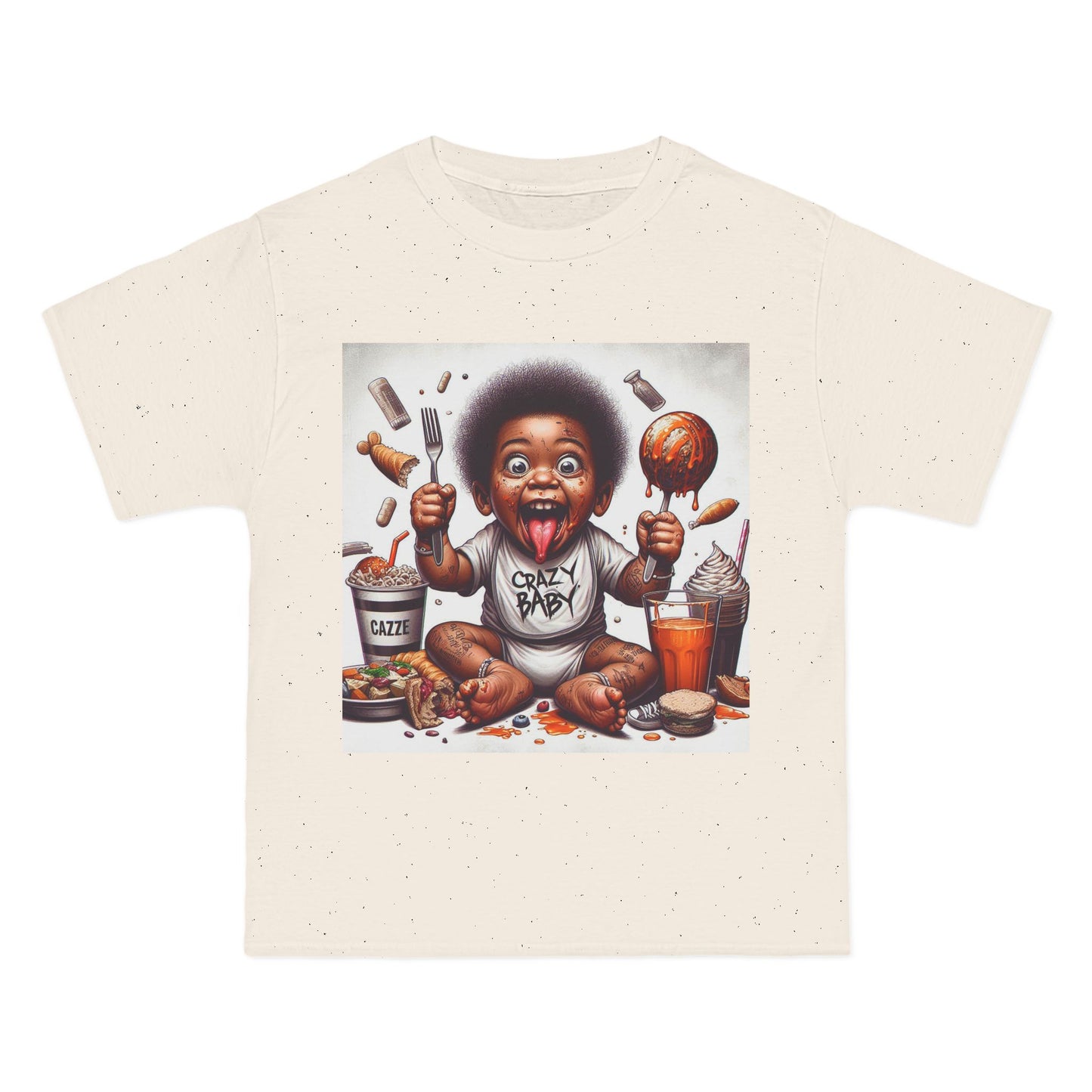 Funny Messy Baby T-Shirt — Cute Infant Spit-Up & Food-Smear Design