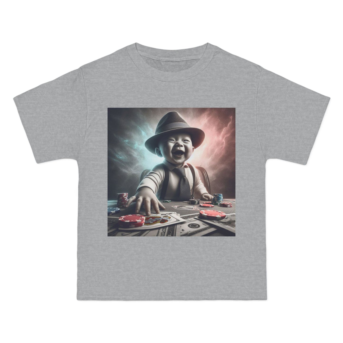 Funny Poker Baby T-Shirt — Cute Baby Playing Cards Design