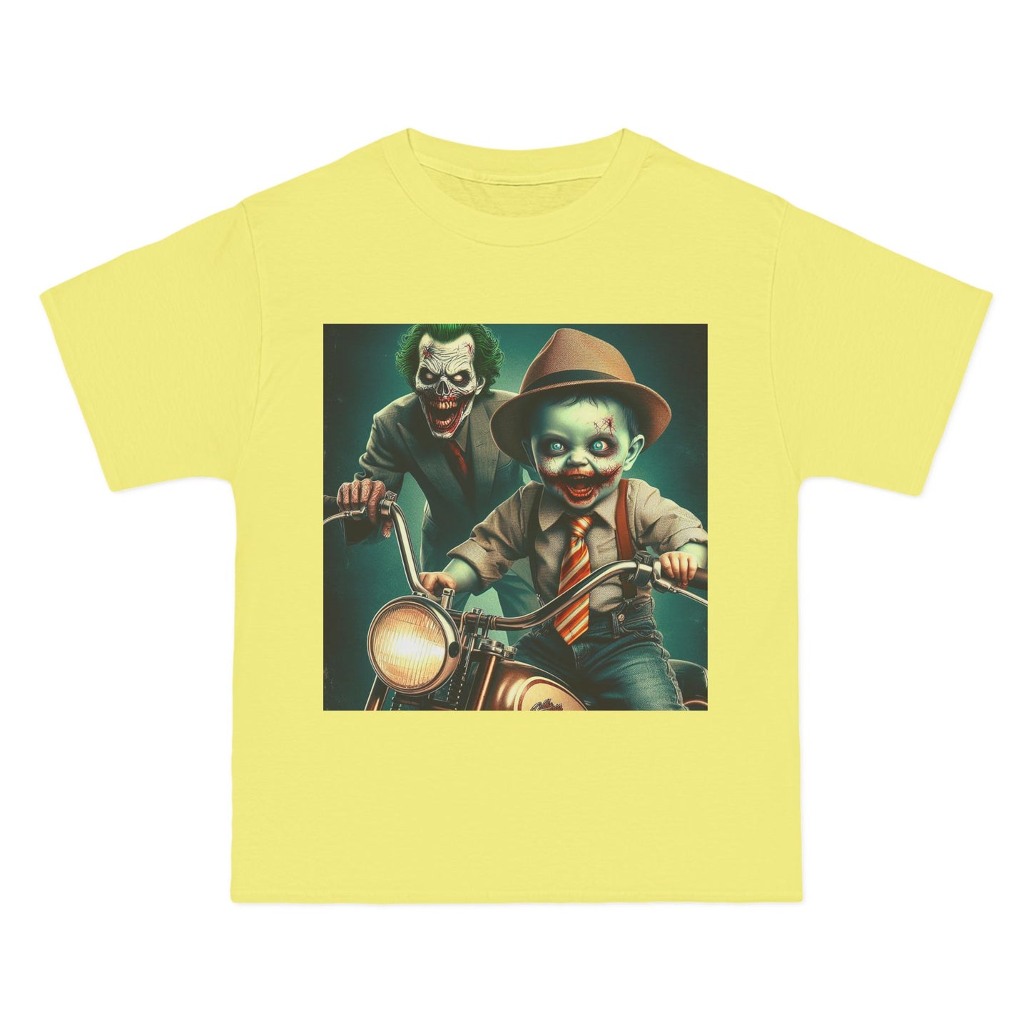 Zombie Joker Motorcycle T-Shirt — Biker Horror Graphic Tee