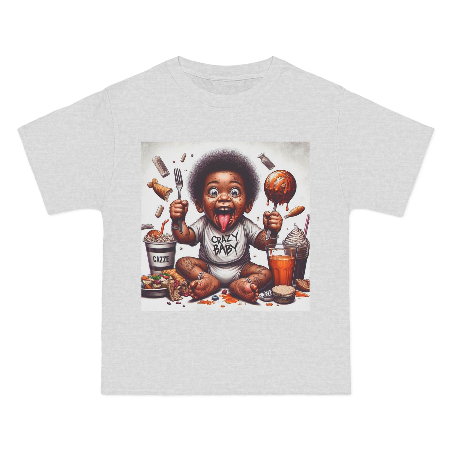 Funny Messy Baby T-Shirt — Cute Infant Spit-Up & Food-Smear Design