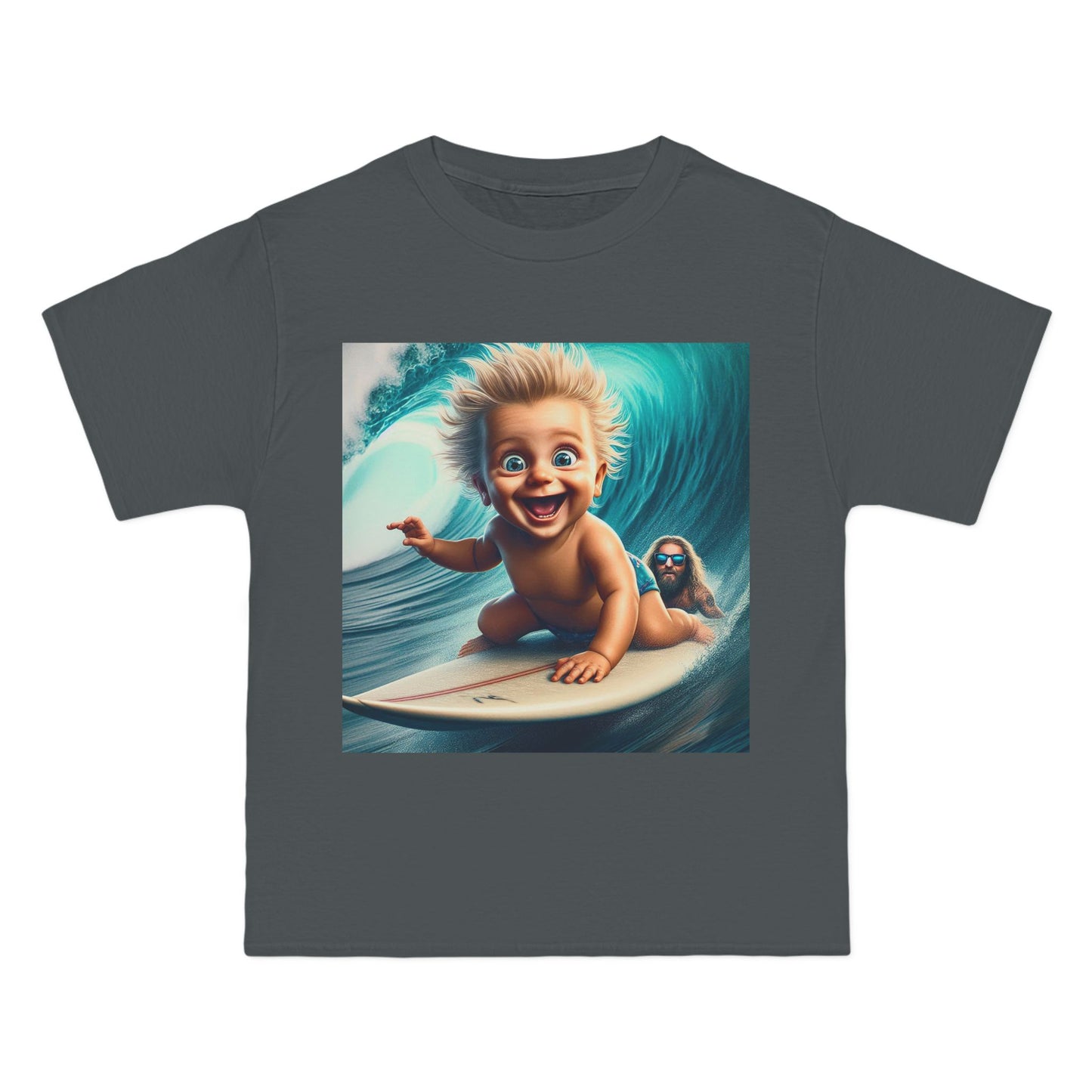 Funny Baby Surfing T-Shirt — Cute Surfing Infant Graphic Tee
