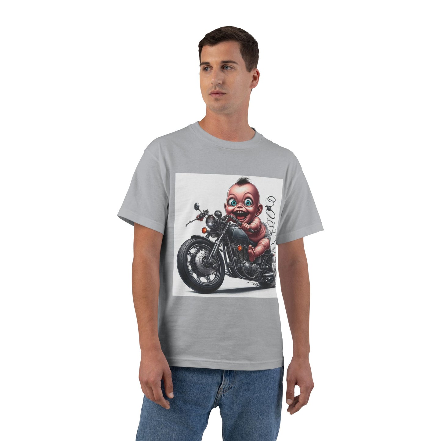 Funny Biker Baby T-Shirt — Cute Motorcycle Infant Tee