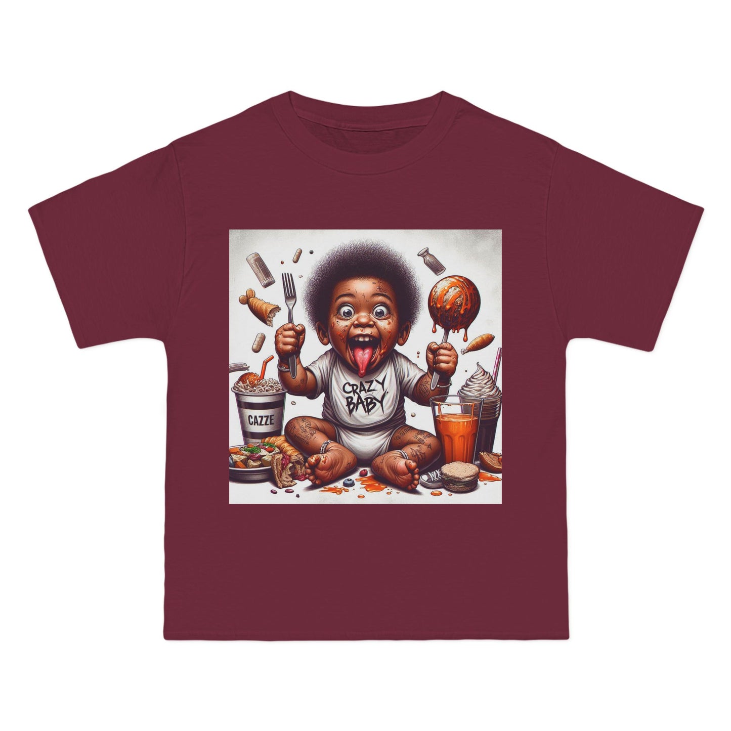 Funny Messy Baby T-Shirt — Cute Infant Spit-Up & Food-Smear Design