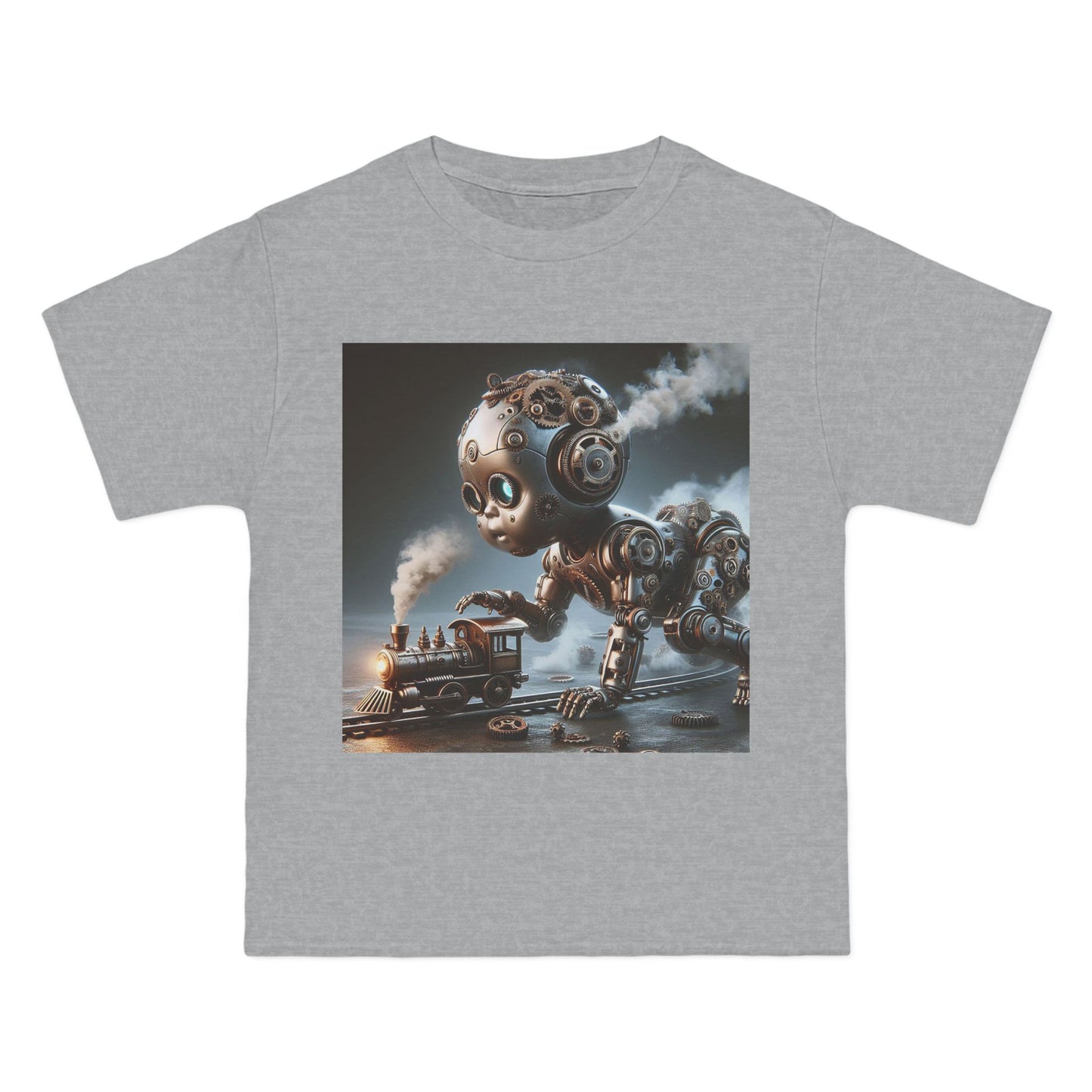 Steampunk Robot Baby T-Shirt — Funny Retro Mechanical Infant Tee