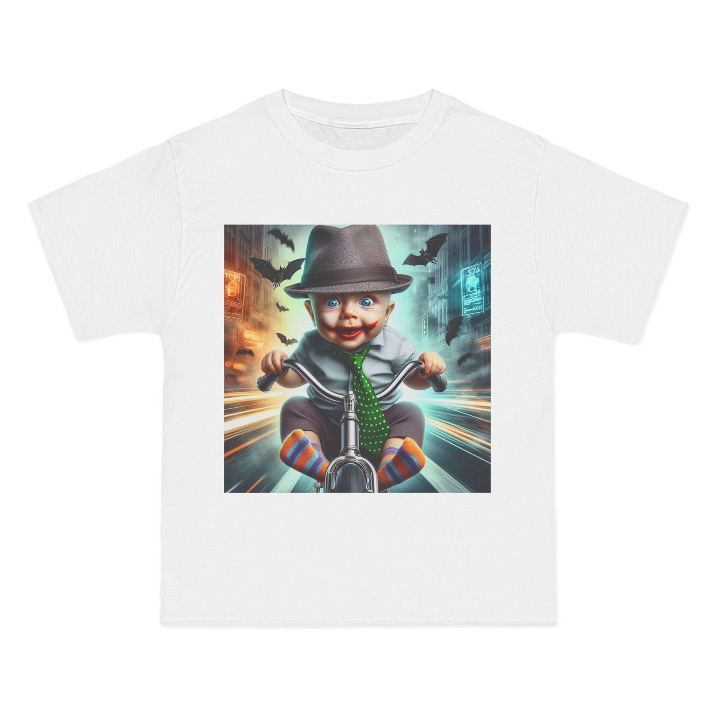 Crazy Baby Riding a Bicycle T-Shirt