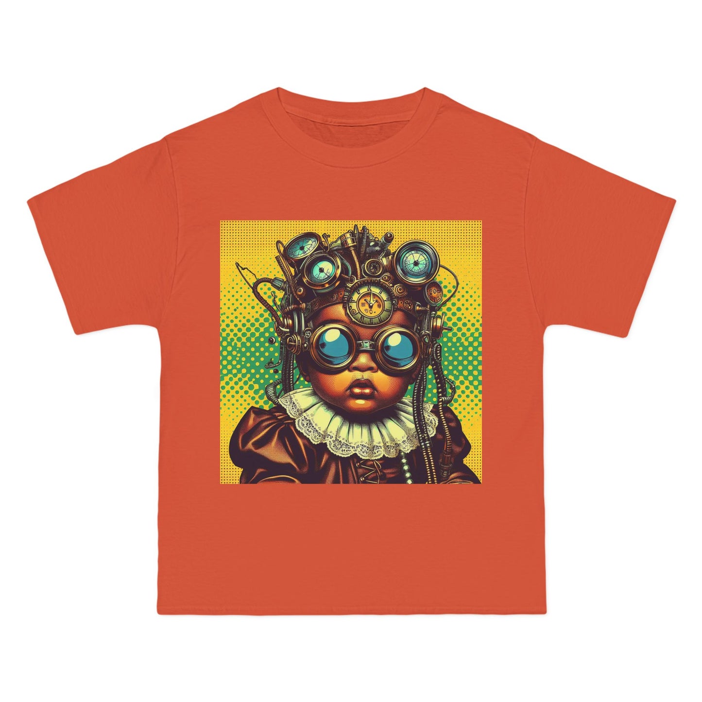 Funny Steampunk Baby T-Shirt — Cute Retro Gearhead Tee