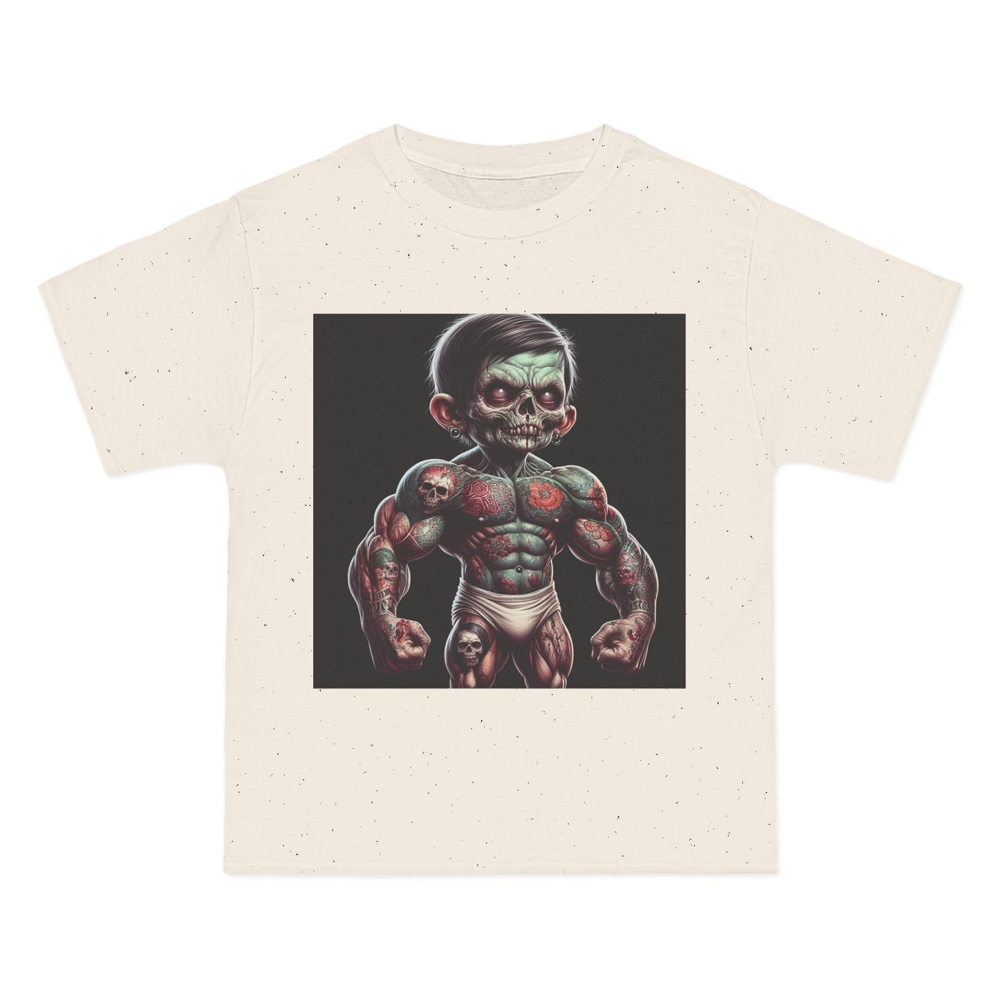Zombie Muscle Baby T-Shirt — Cute Scary Baby Zombie Graphic Tee
