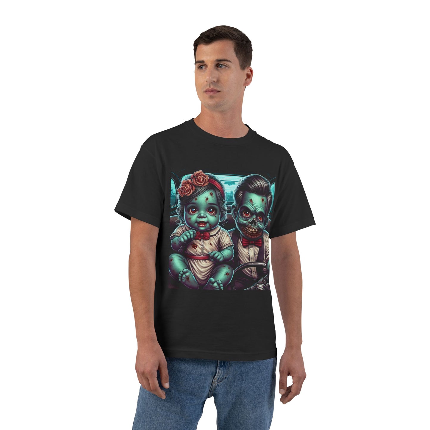 Zombie Babies Driving T-Shirt — Cute Creepy Graphic Tee