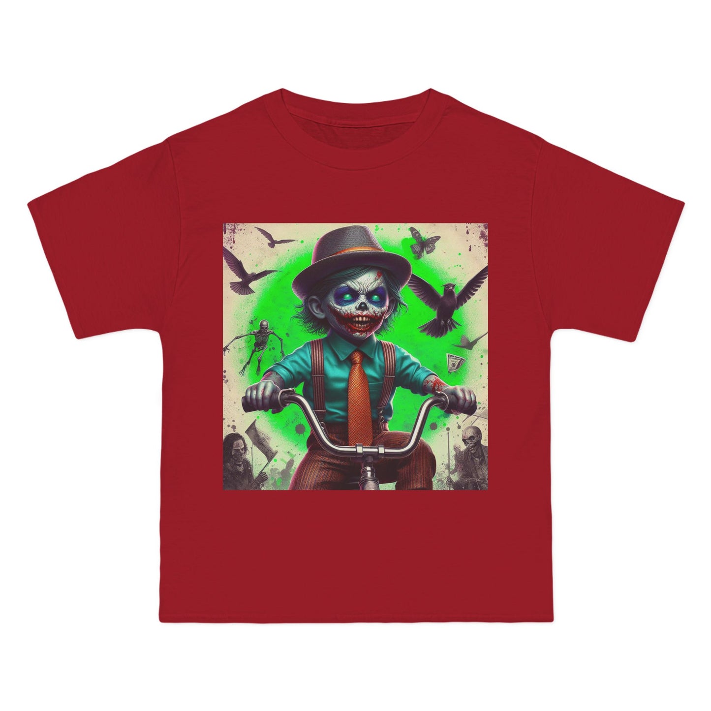 Zombie Bike T-Shirt — Spooky Biker Graphic Tee