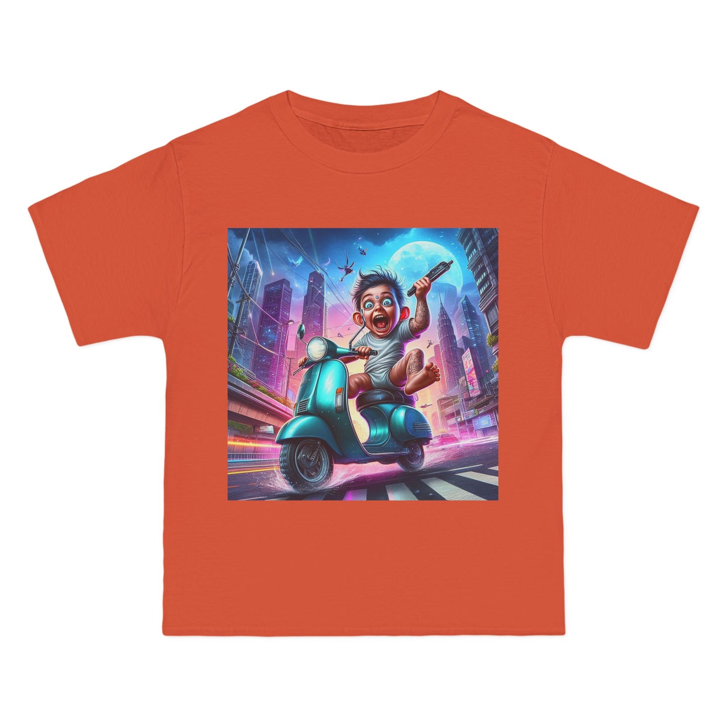 Crazy Baby on a Scooter T-Shirt