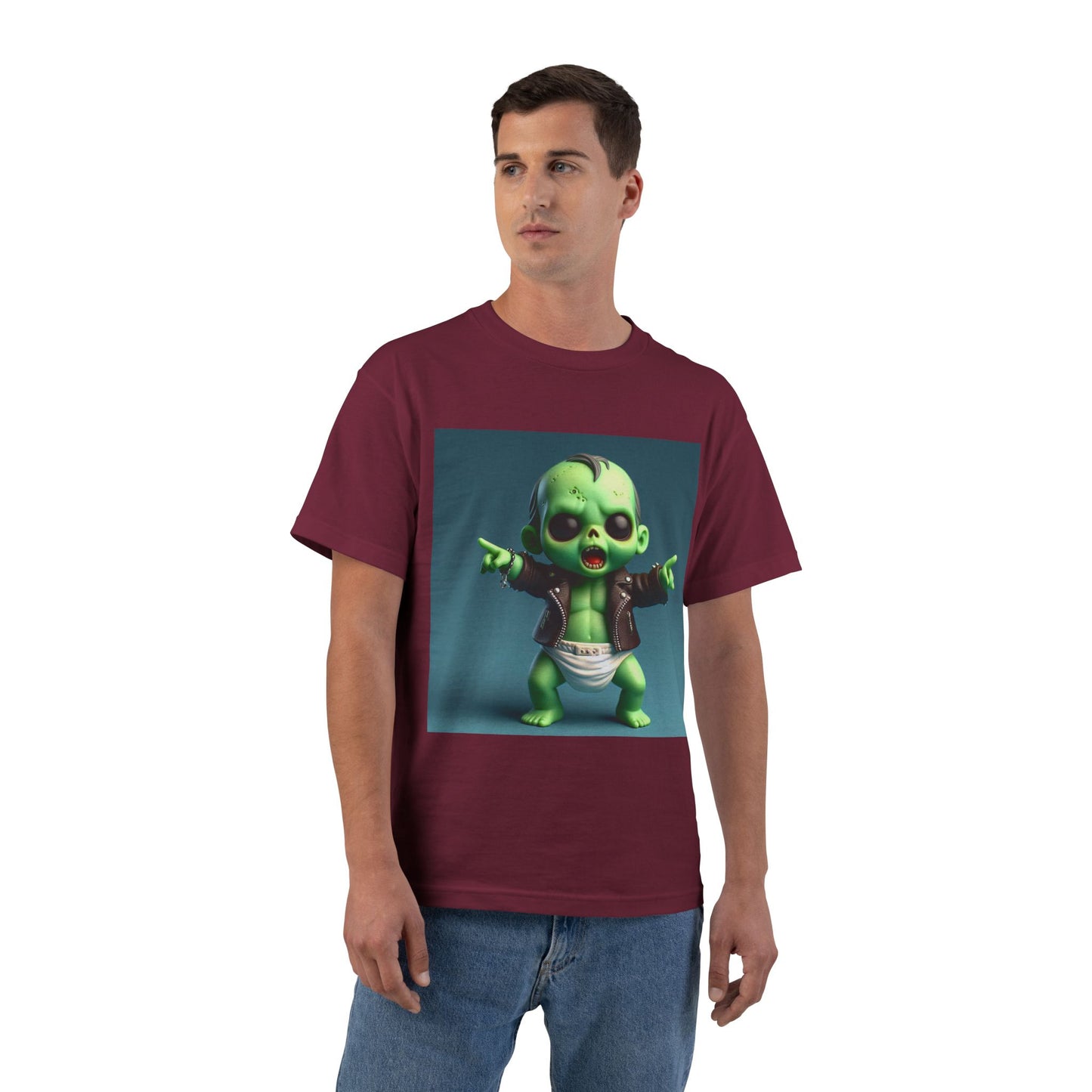 Cute Green Baby Zombie T-Shirt — Baby Zombie Graphic Tee