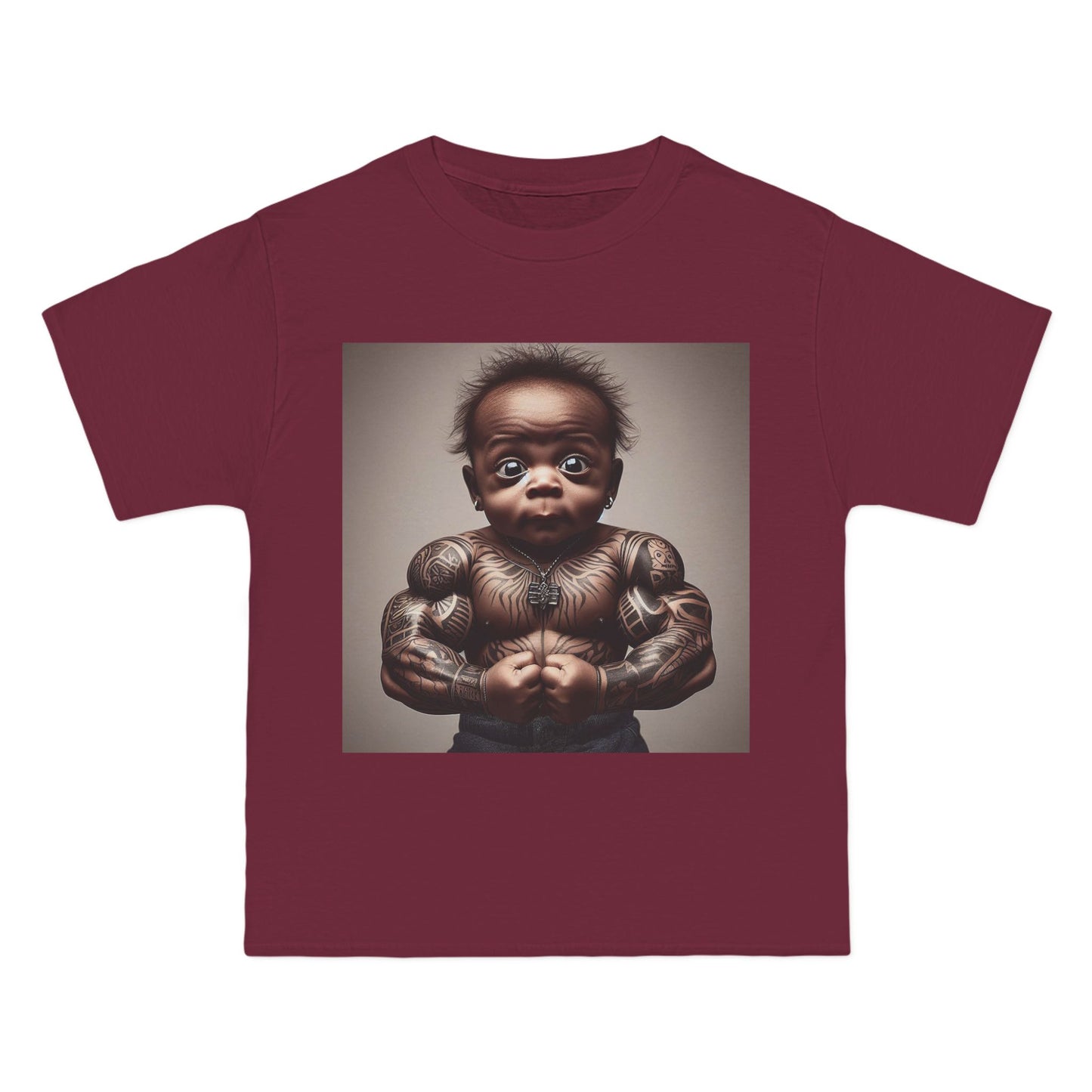 Funny Muscle Baby T-Shirt — Cute Strong Baby Graphic Tee