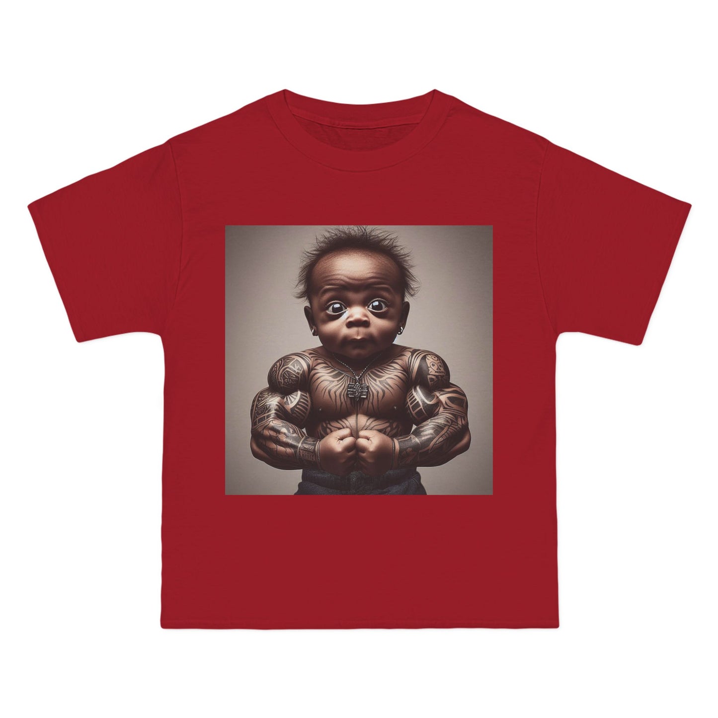 Funny Muscle Baby T-Shirt — Cute Strong Baby Graphic Tee