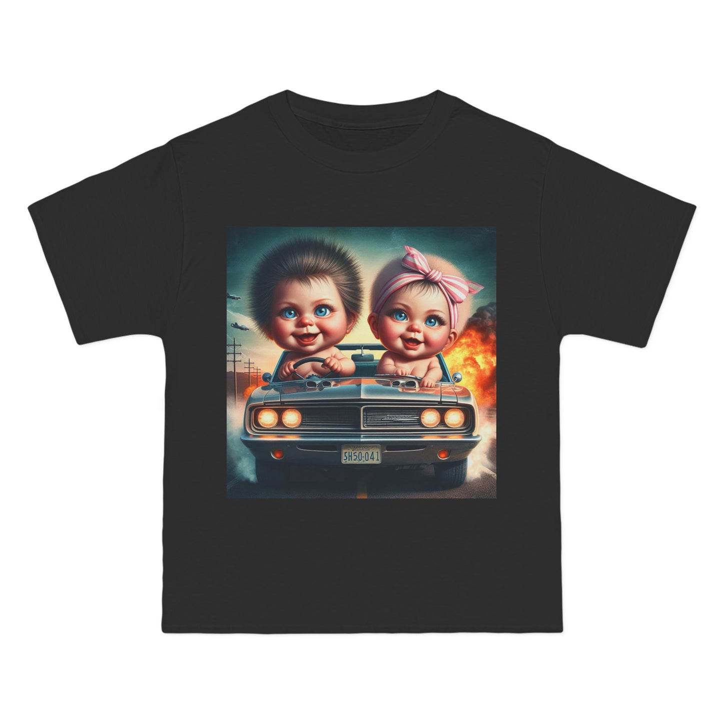 Funny Babies Driving Car T-Shirt — Cute Infant Road Trip Graphic Tee