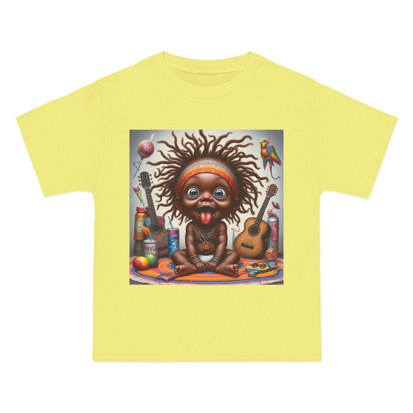 Crazy Guitar Baby T-Shirt — Funny Retro Music Tee