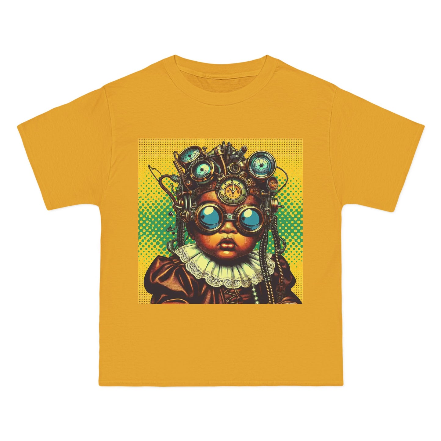 Funny Steampunk Baby T-Shirt — Cute Retro Gearhead Tee