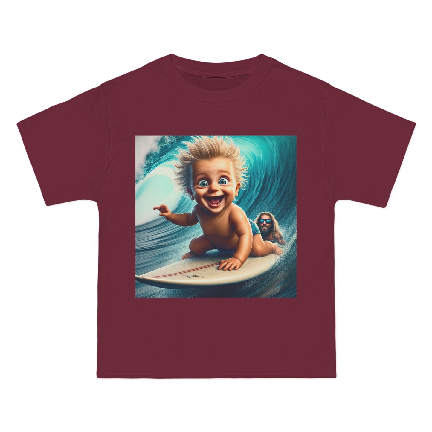 Funny Baby Surfing T-Shirt — Cute Surfing Infant Graphic Tee