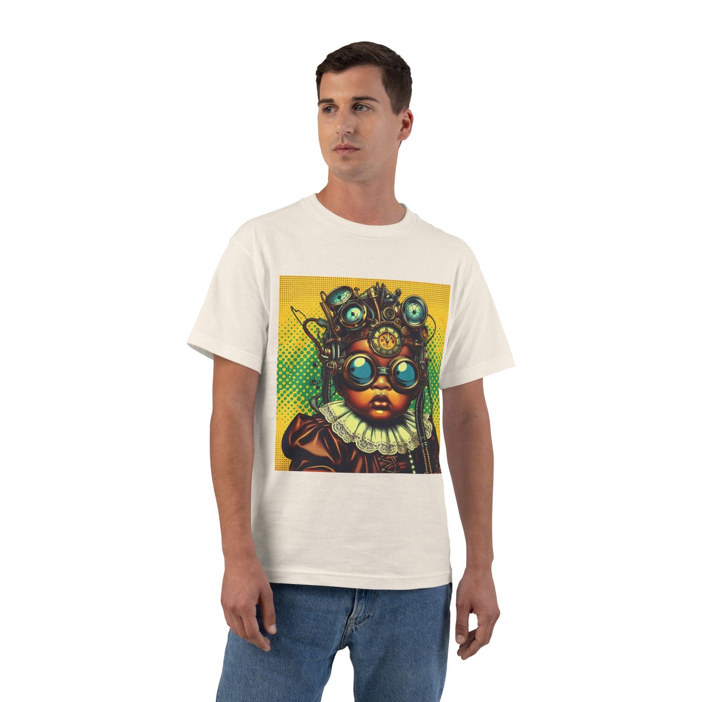Funny Steampunk Baby T-Shirt — Cute Retro Gearhead Tee