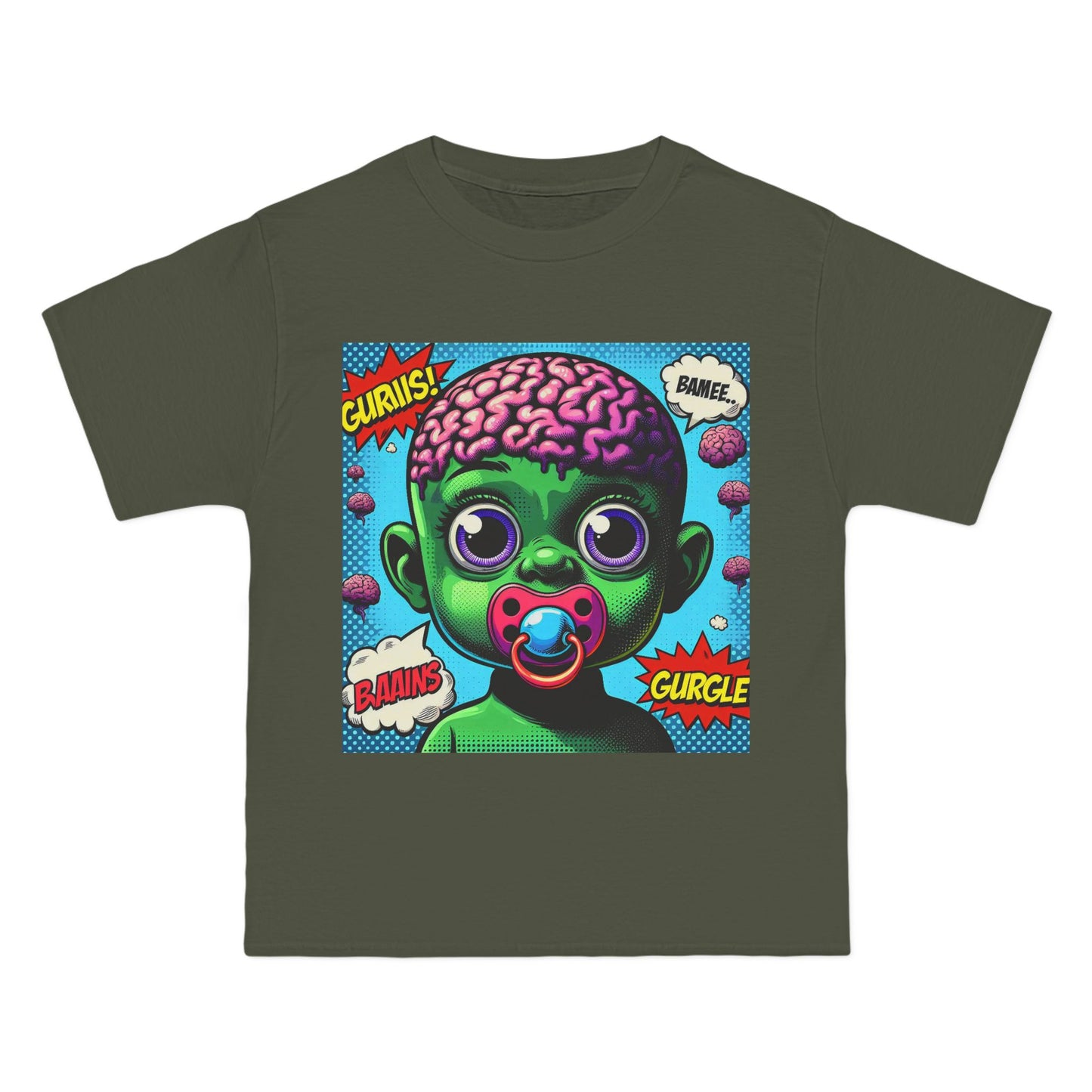 Zombie Baby Brain Pacifier T-Shirt