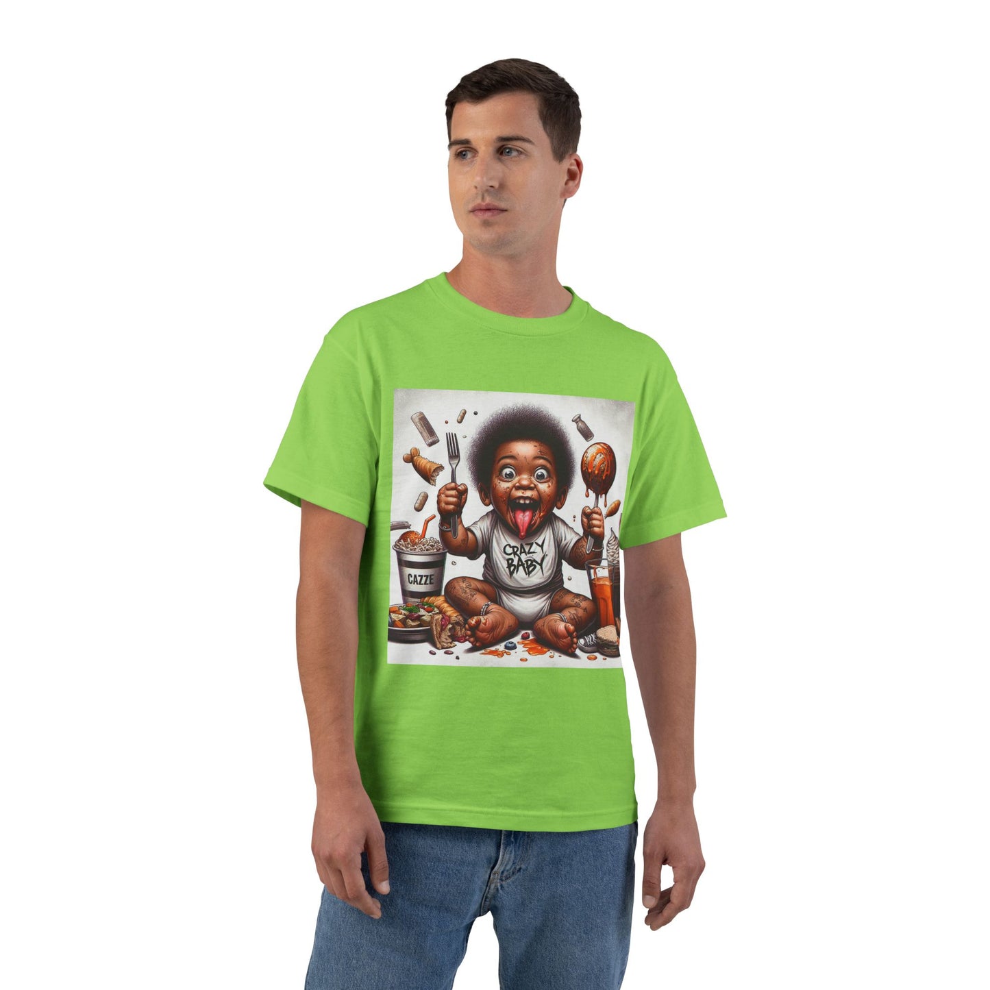 Funny Messy Baby T-Shirt — Cute Infant Spit-Up & Food-Smear Design