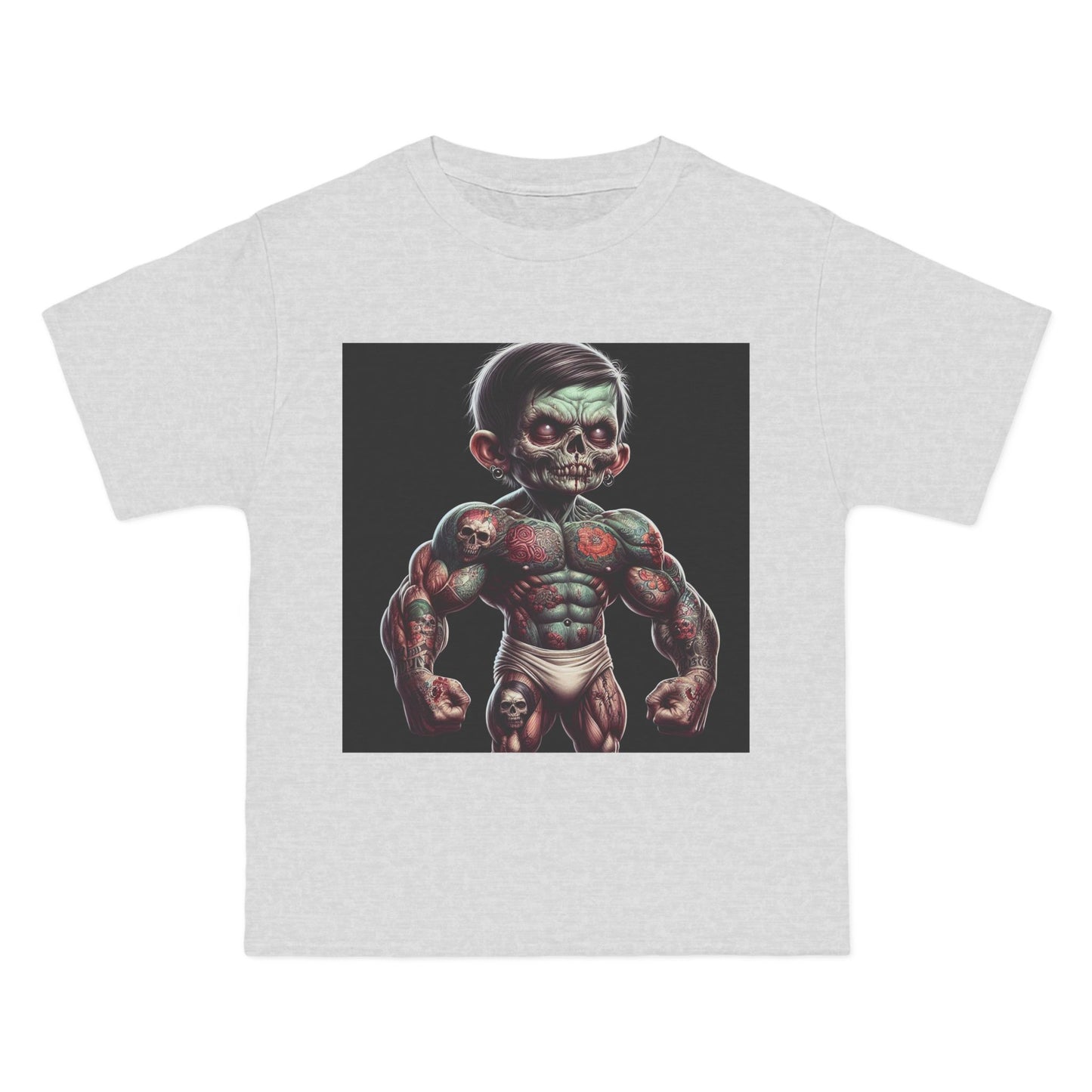 Zombie Muscle Baby T-Shirt — Cute Scary Baby Zombie Graphic Tee