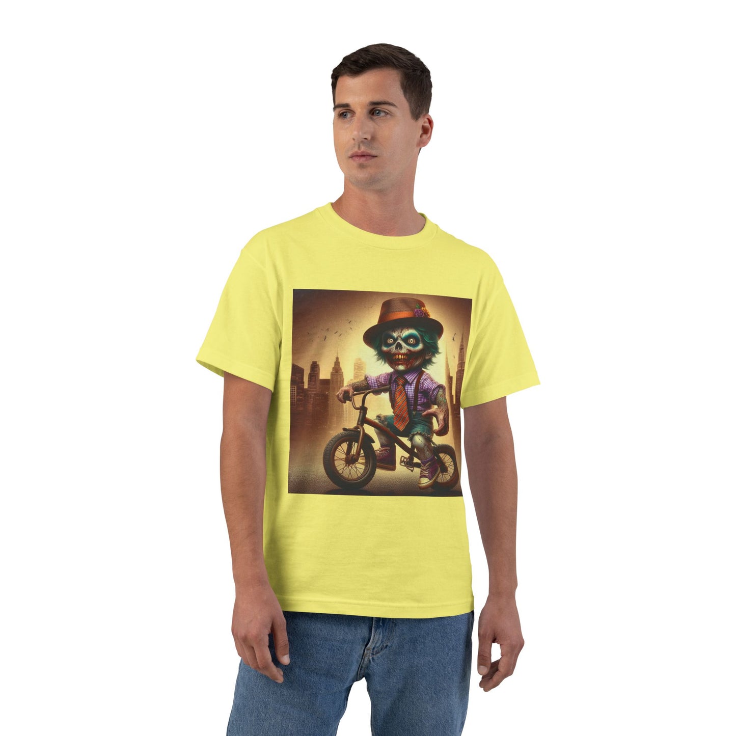 Zombie Bike T-Shirt — Spooky Biker Graphic Tee
