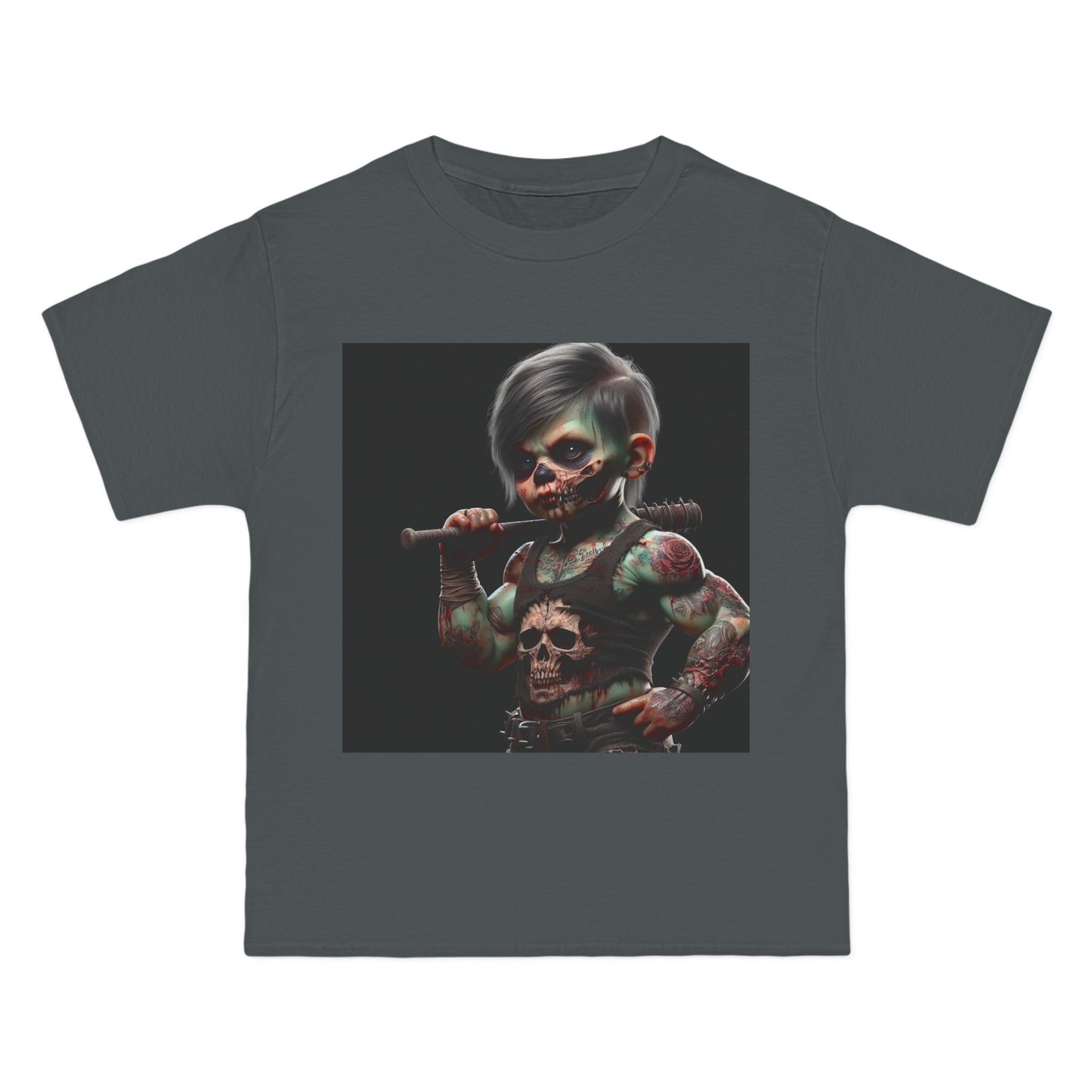 Zombie Muscle Baby T-Shirt — Cute Scary Infant Zombie Design