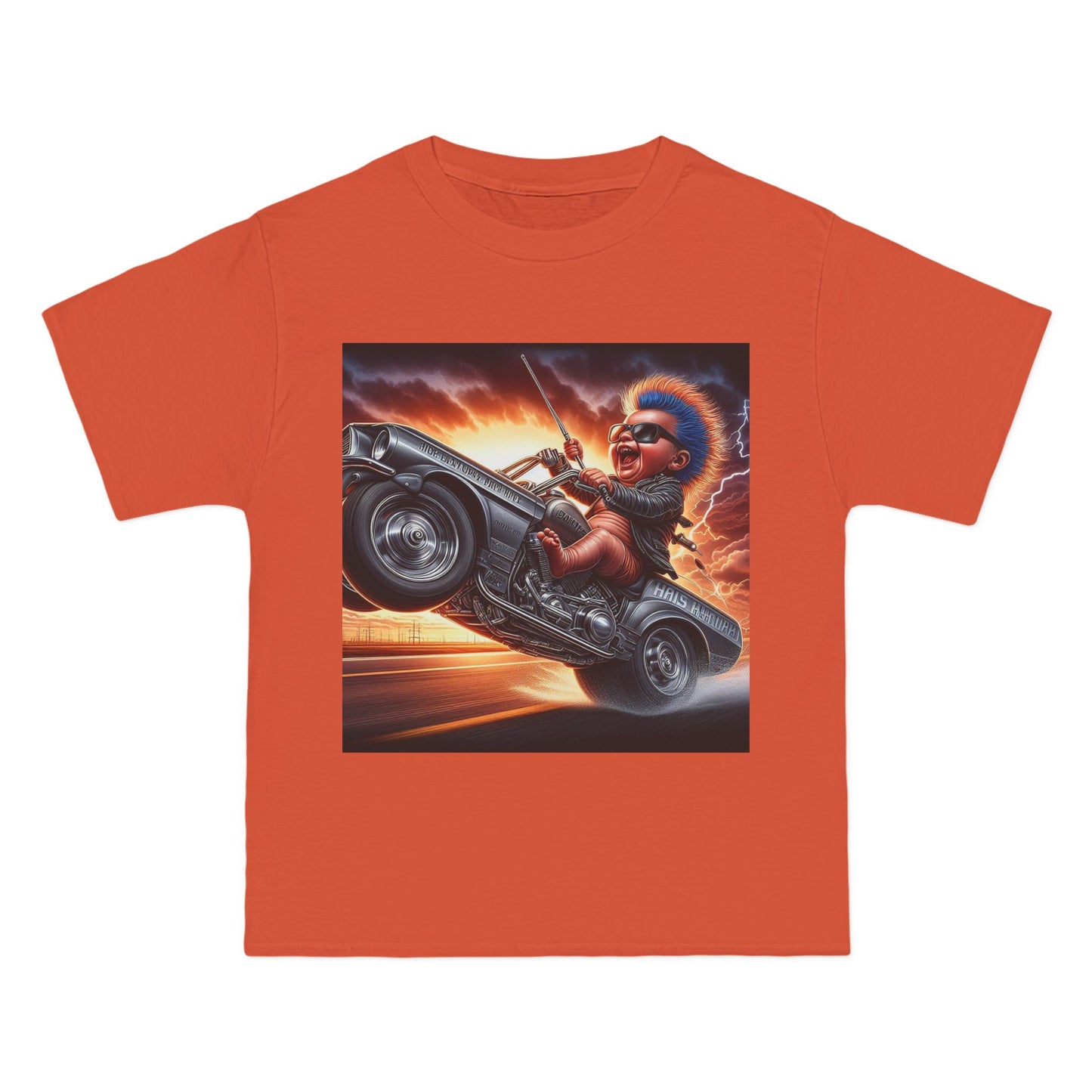 Crazy Baby Driving a Car T-Shirt — Funny Infant Driver Graphic Tee