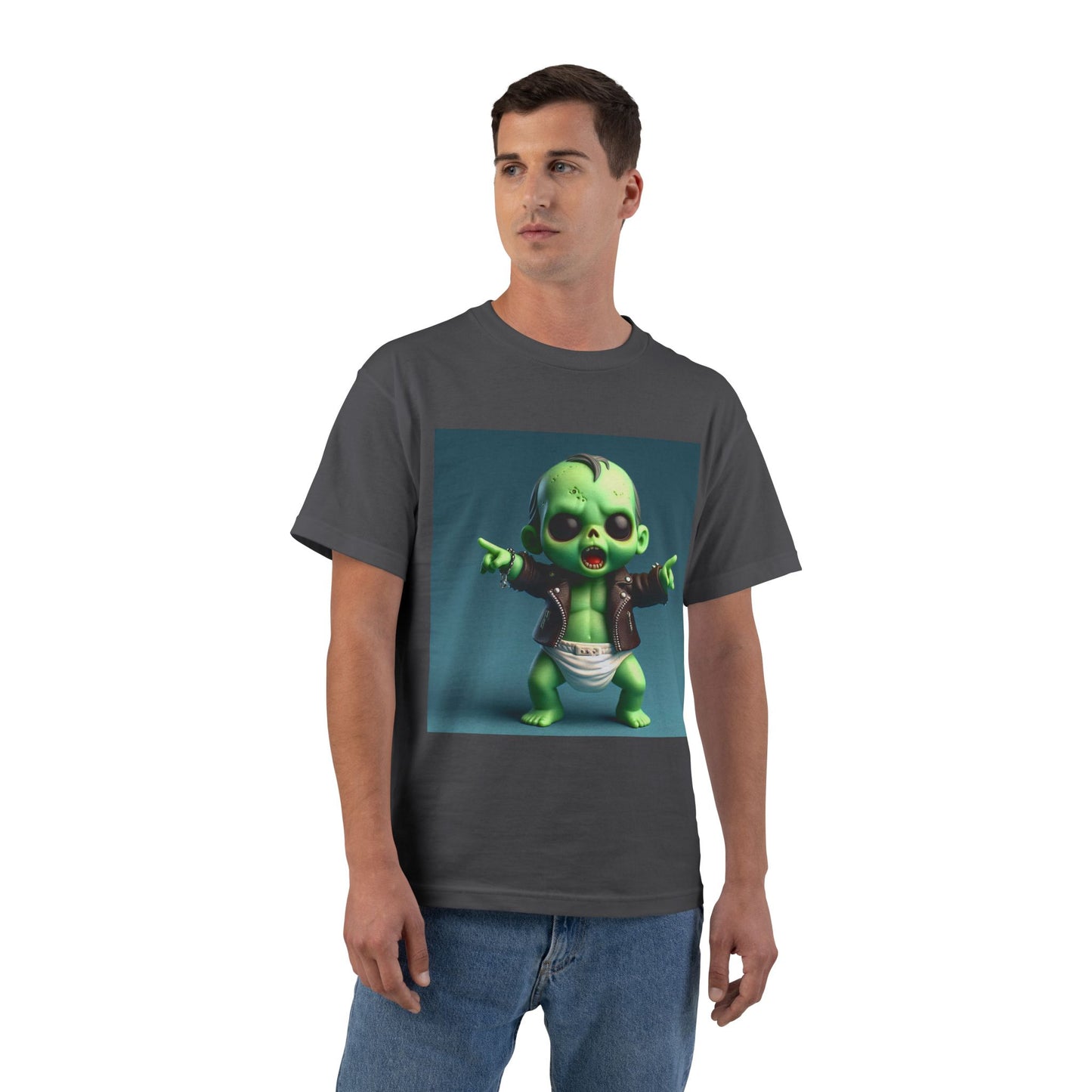 Cute Green Baby Zombie T-Shirt — Baby Zombie Graphic Tee