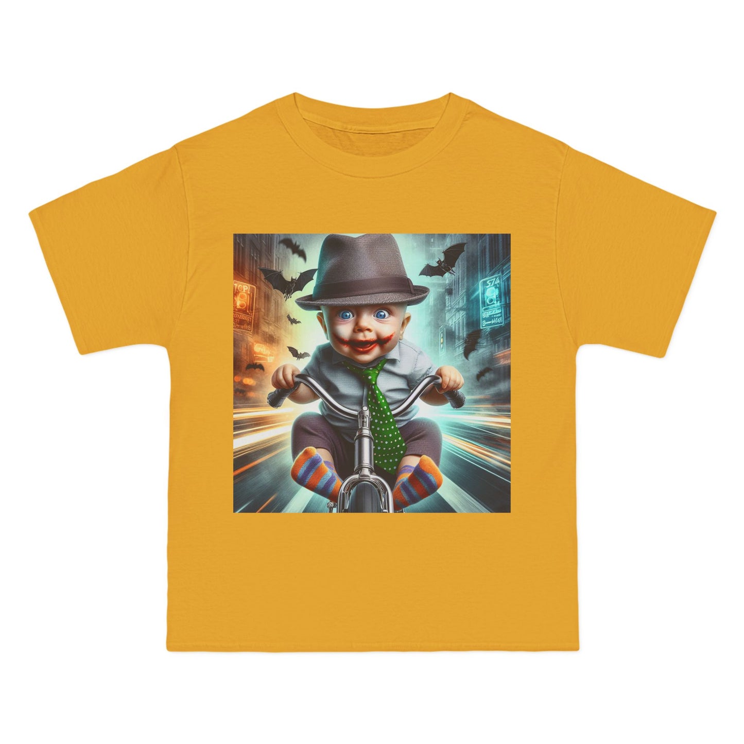 Crazy Baby Riding a Bicycle T-Shirt