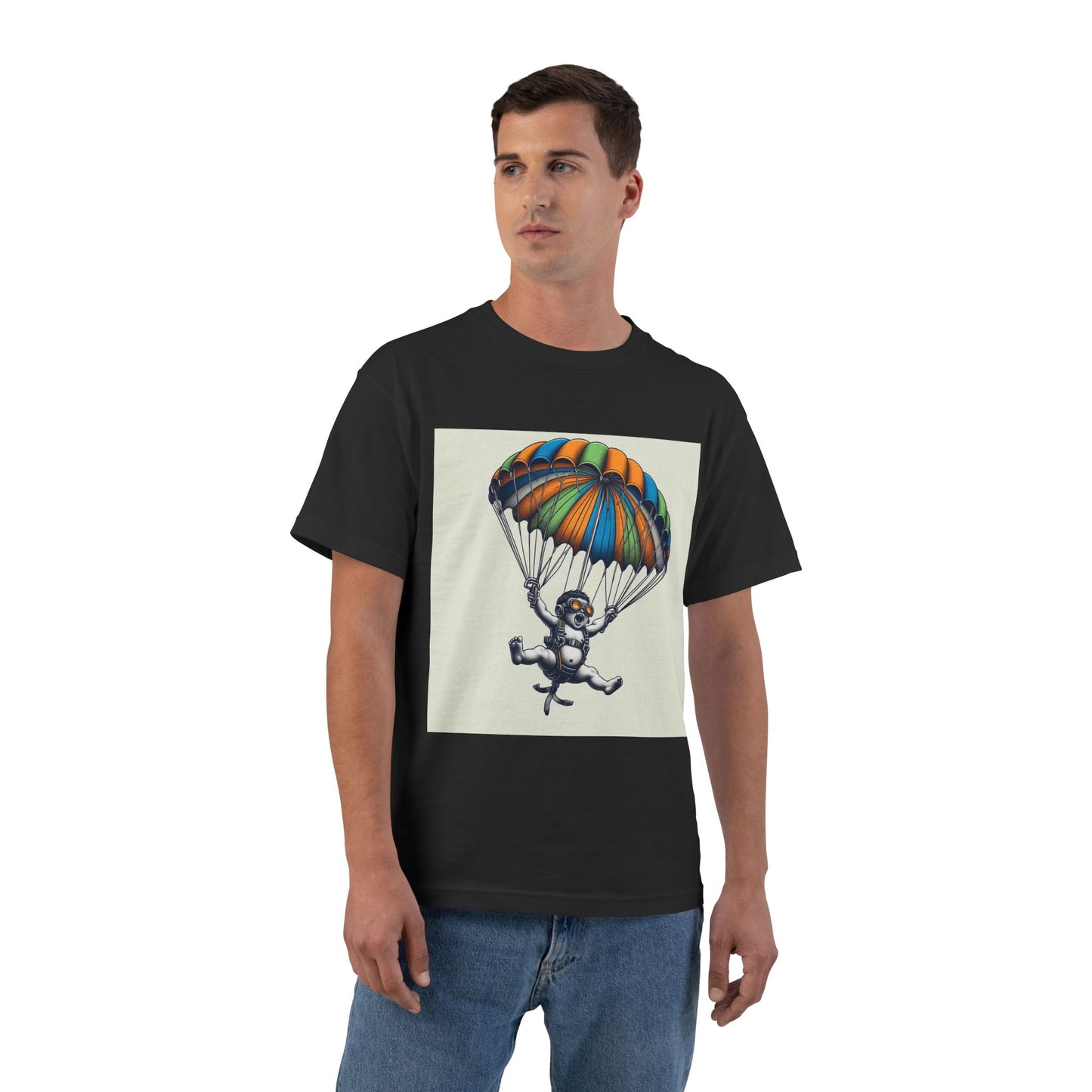Parachute Baby T-Shirt — Cute Infant Paratrooper Design