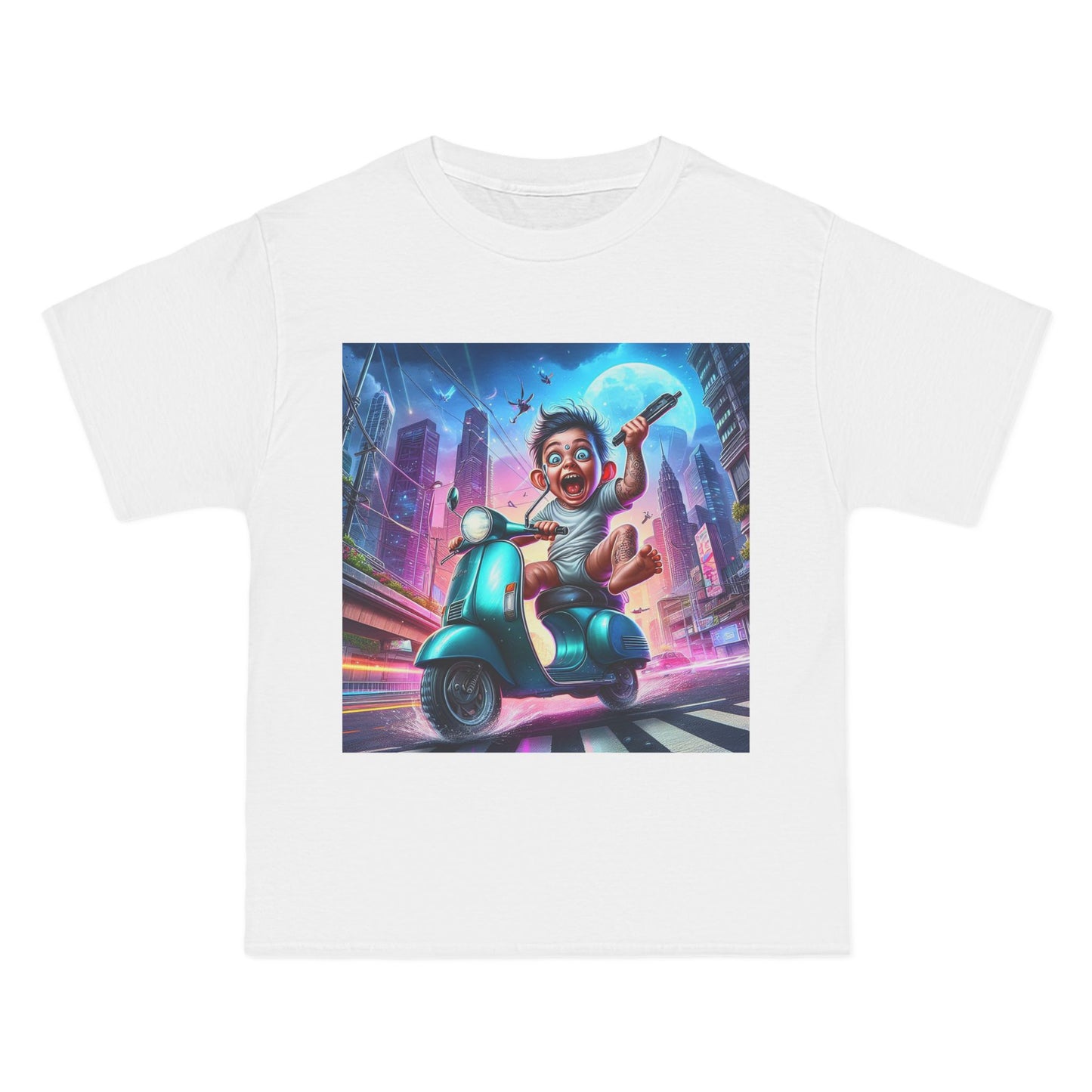 Crazy Baby on a Scooter T-Shirt