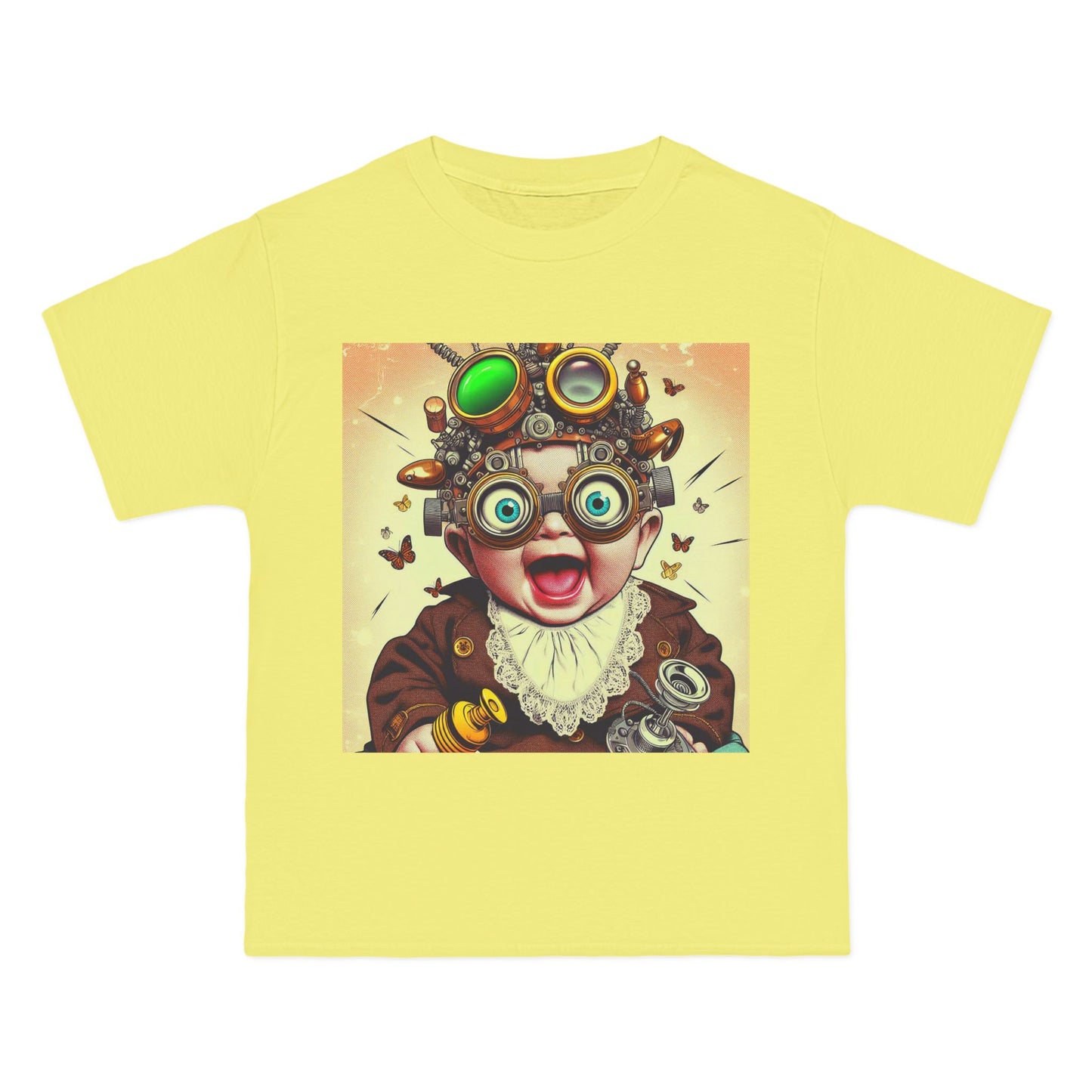 Steampunk Baby T-Shirt — Crazy Retro Mechanical Infant Design
