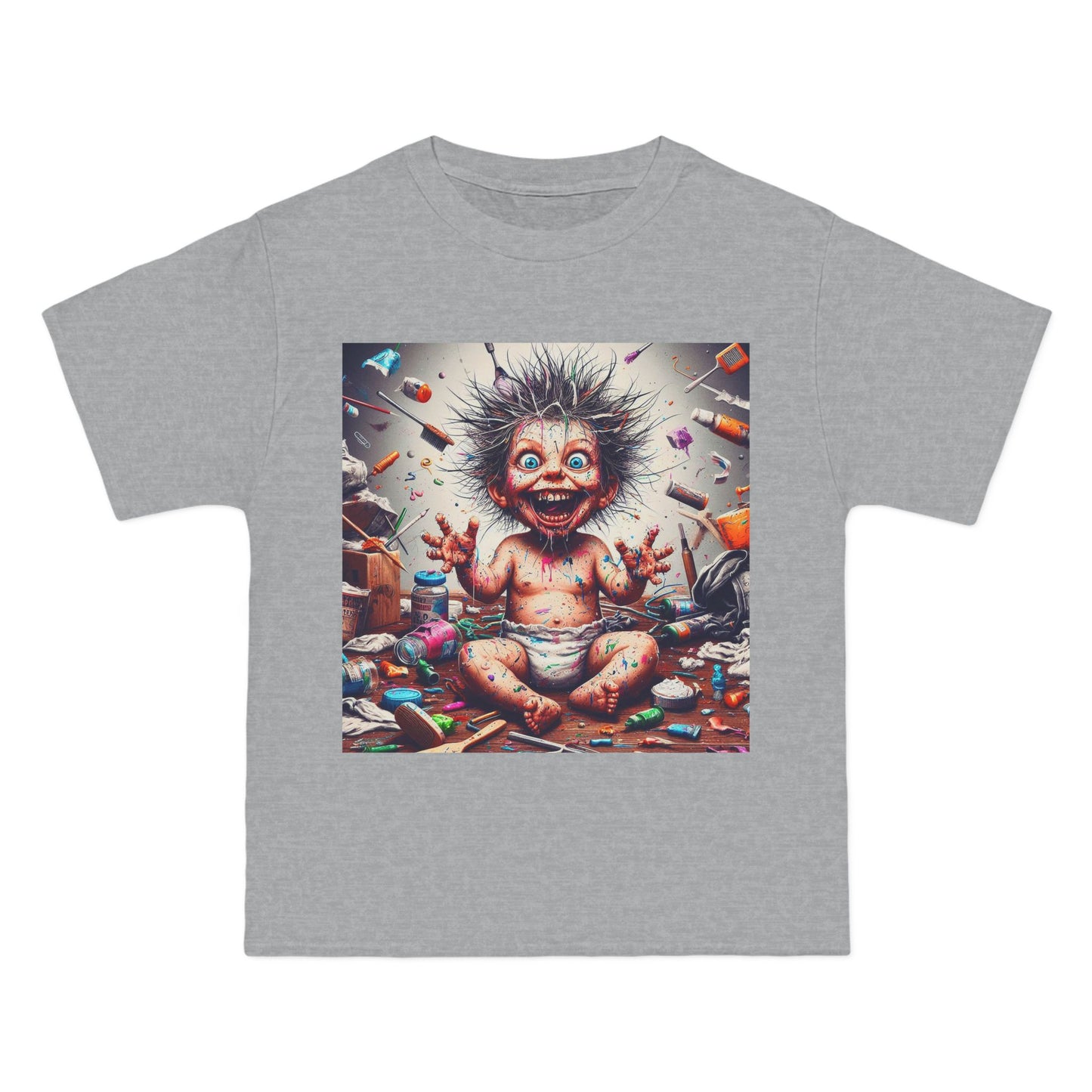 Crazy Baby Graphic T-Shirt — Playful Retro Baby Design