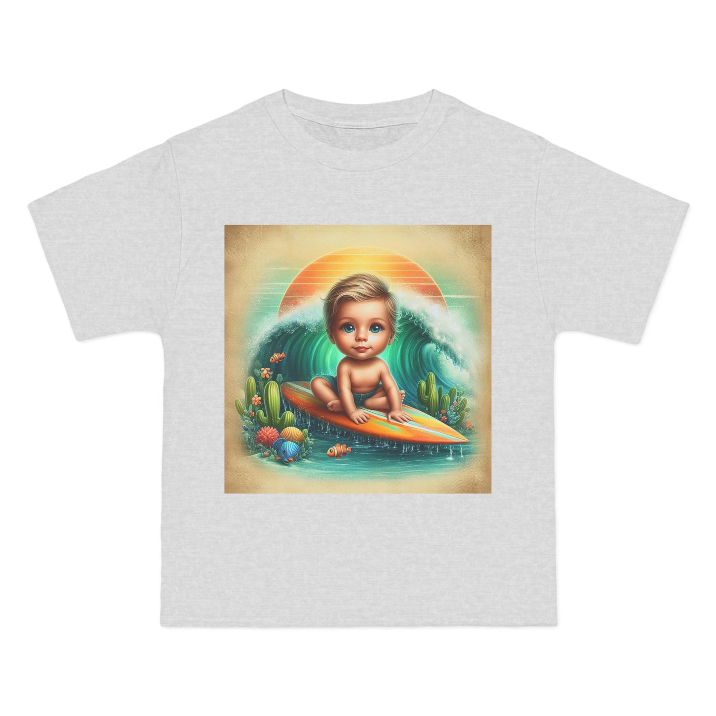 Funny Surfer Baby T-Shirt — Cute Beach Baby Graphic Tee