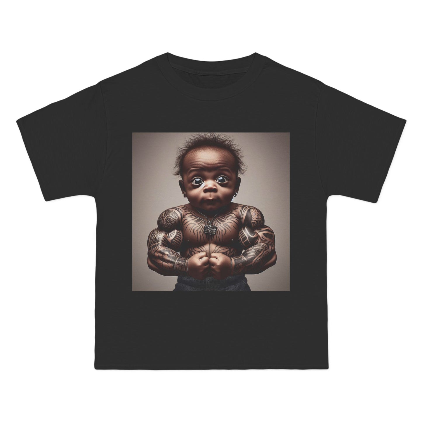 Funny Muscle Baby T-Shirt — Cute Strong Baby Graphic Tee