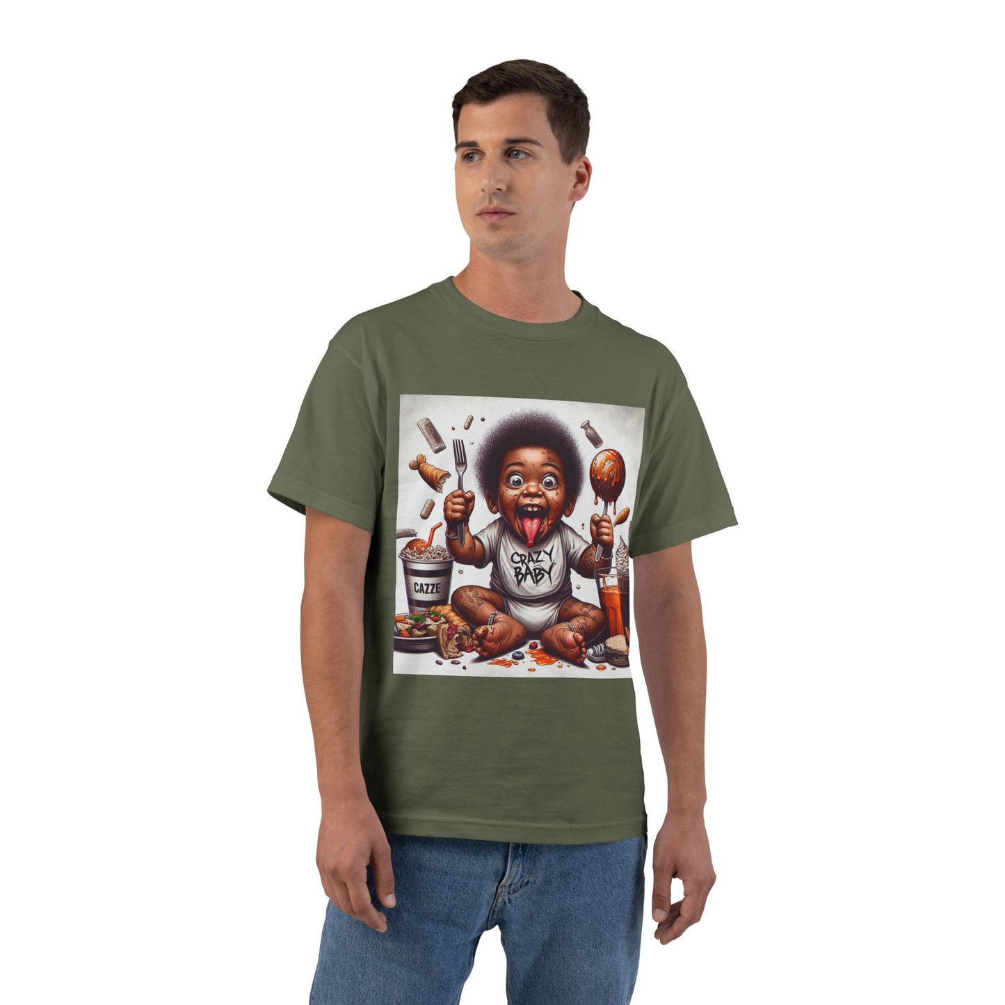 Funny Messy Baby T-Shirt — Cute Infant Spit-Up & Food-Smear Design