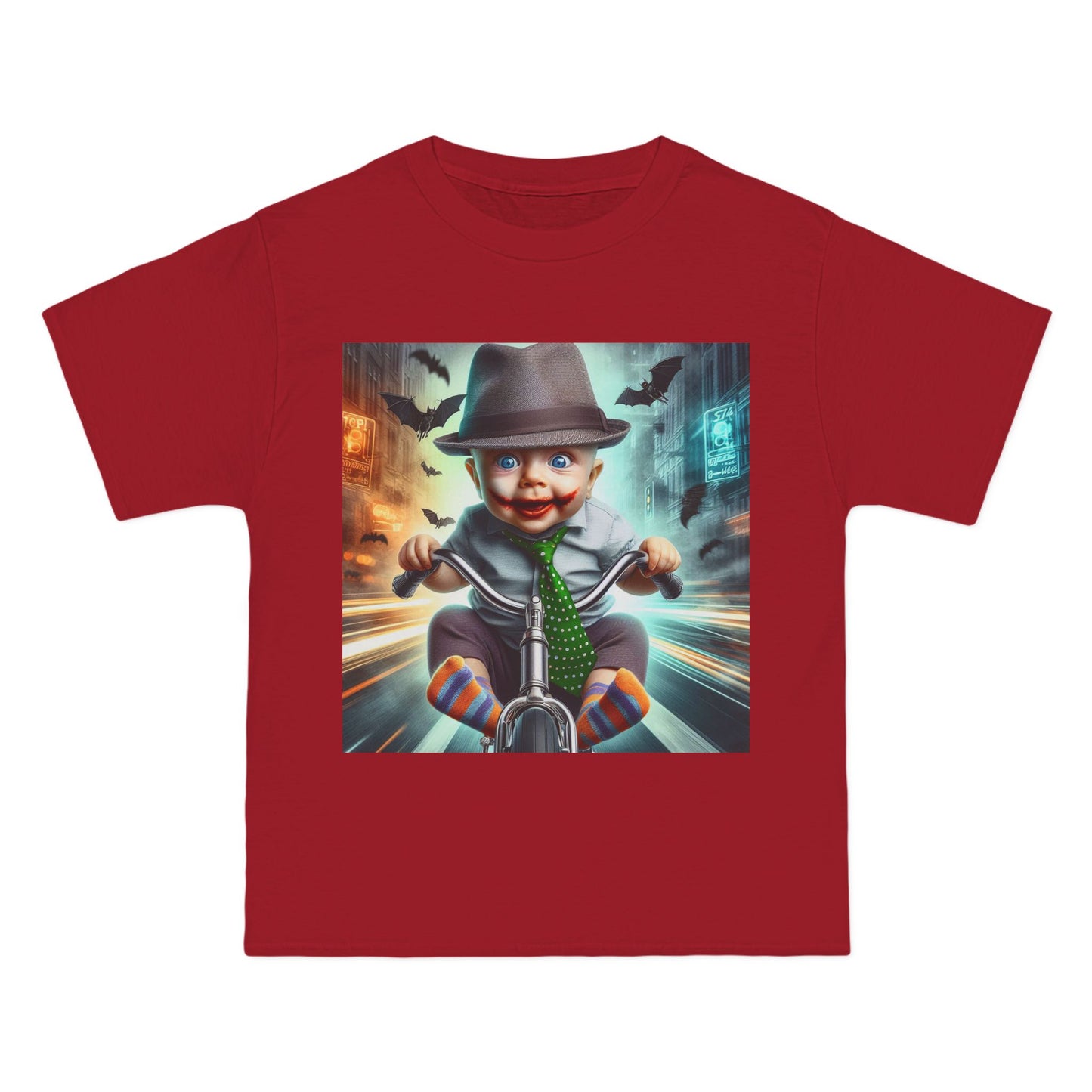 Crazy Baby Riding a Bicycle T-Shirt