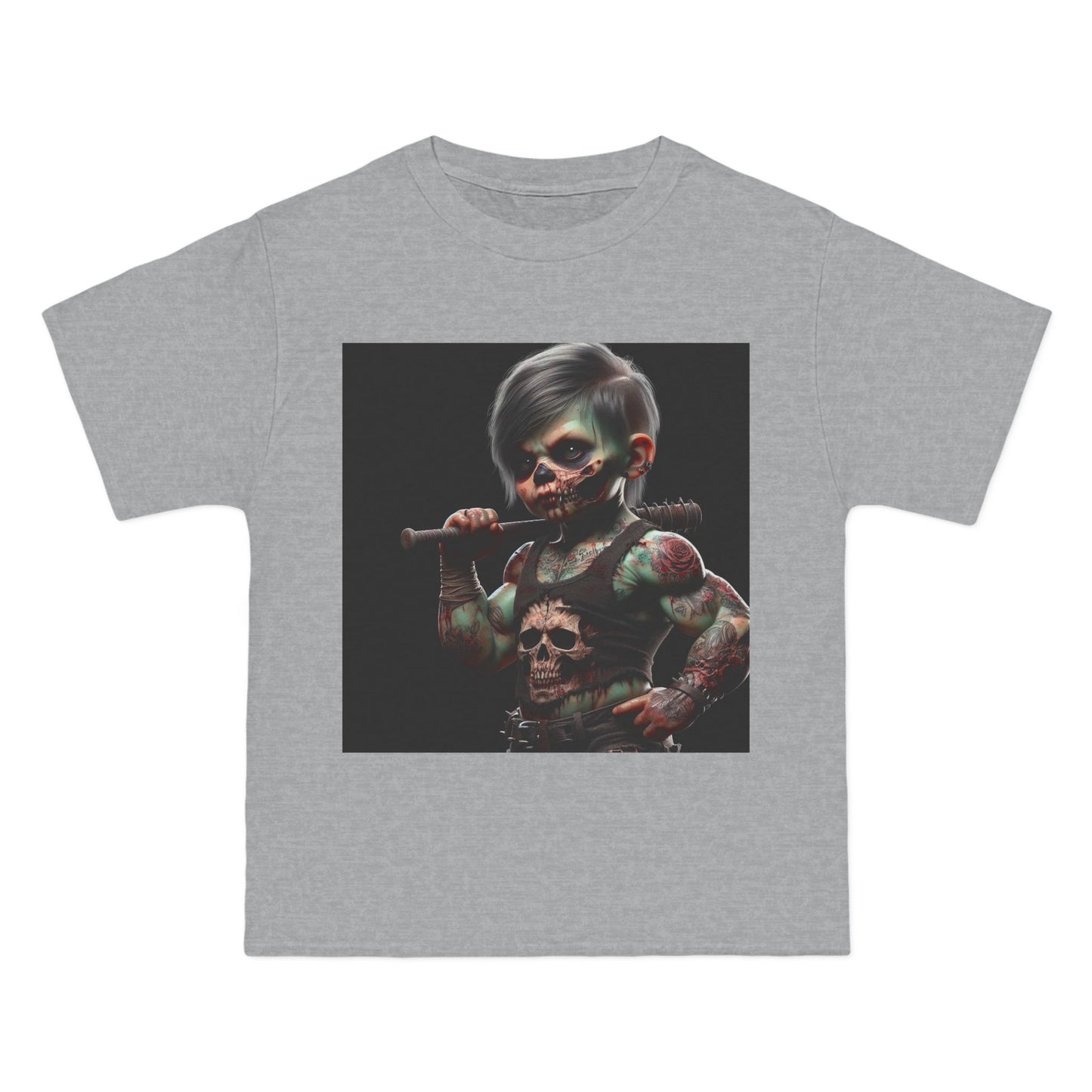 Zombie Muscle Baby T-Shirt — Cute Scary Infant Zombie Design